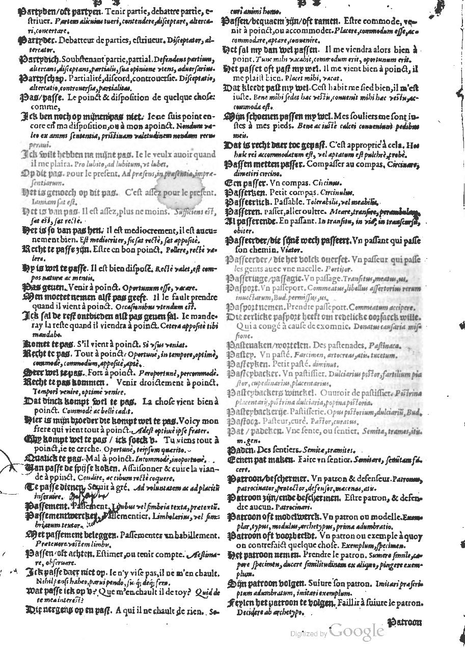 1573 - Christophe Plantin - Trésor du langage bas-allemand - BM Lyon