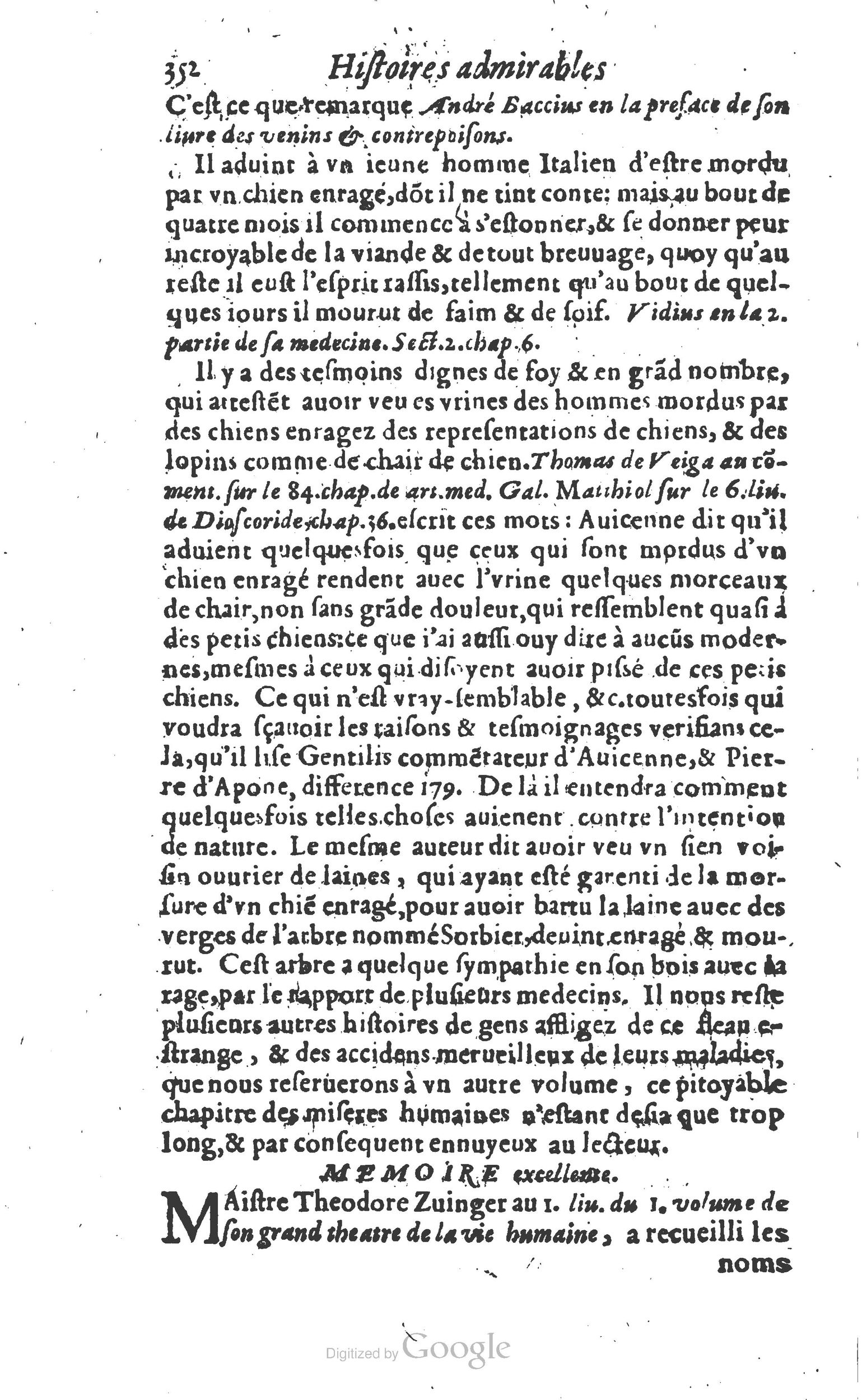 1610 - Paul Marceau - Trésor d’histoires admirables et mémorables - Princeton