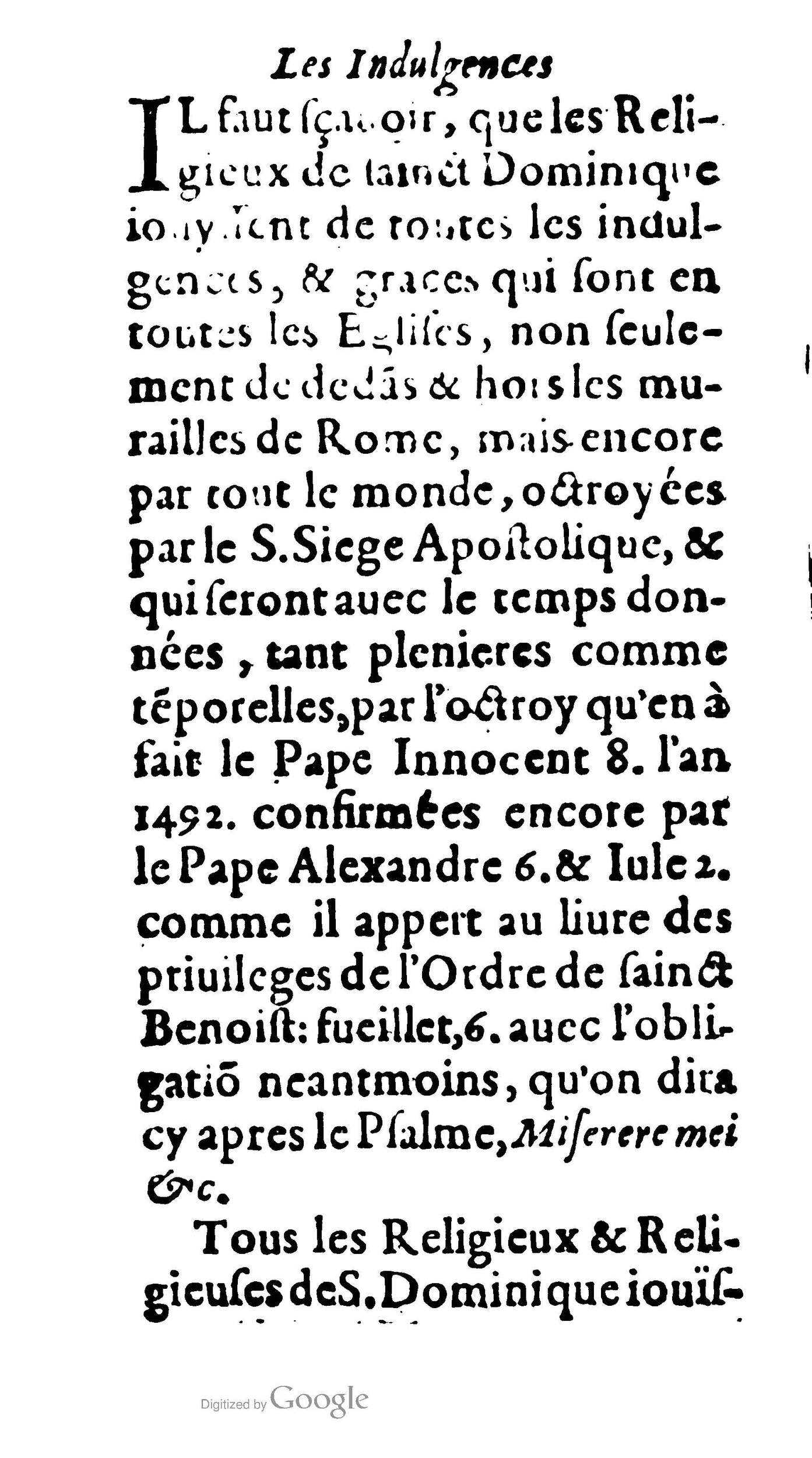 1604 - Jean Le Bouc - Trésor des indulgences du Saint Rosaire - BM Lyon 1604 - Jean Le Bouc - Trésor des indulgences du Saint Rosaire - BM Lyon