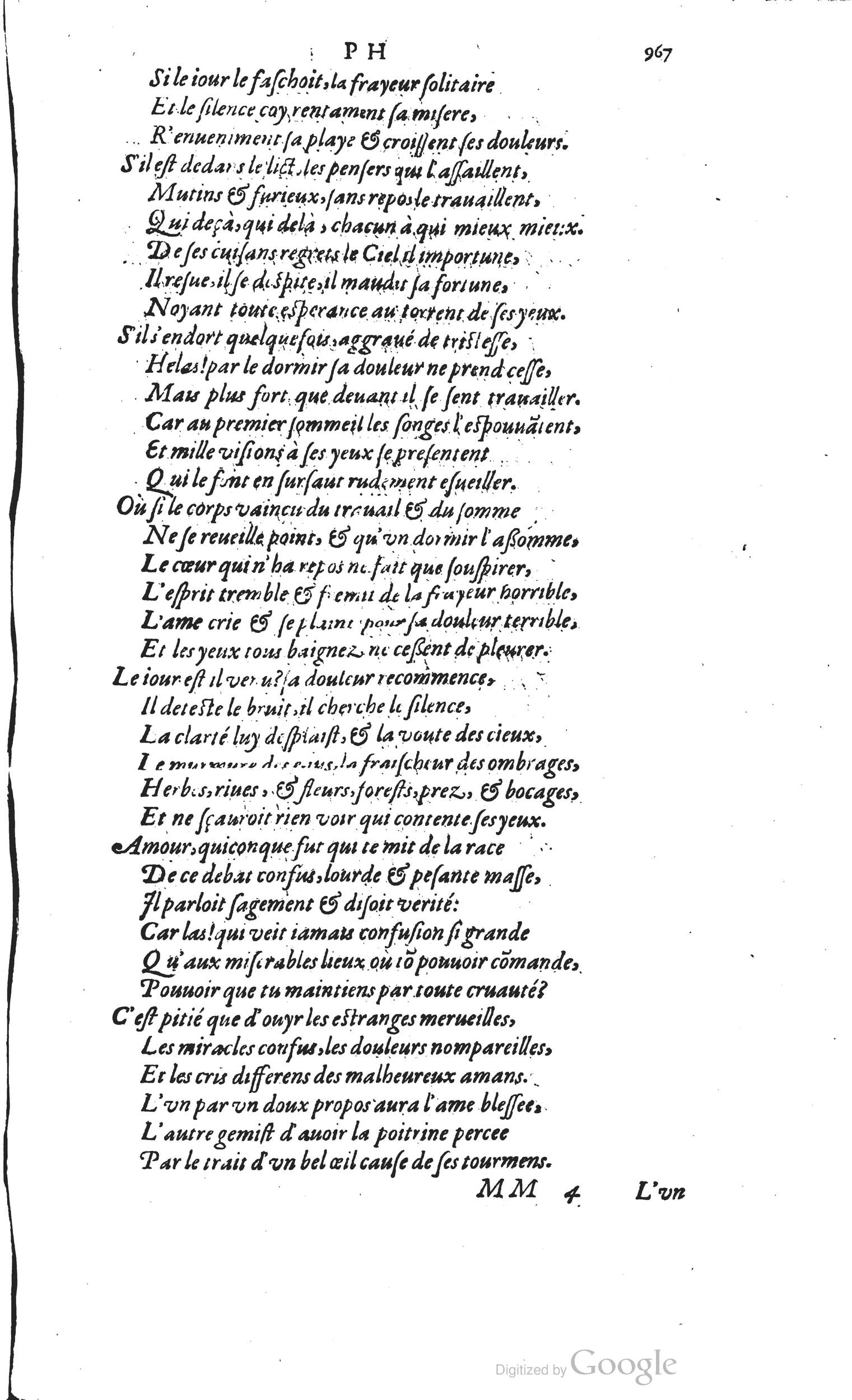 1585 - Barthélemy Honorat - Bibliothèques françaises - BSB Munich