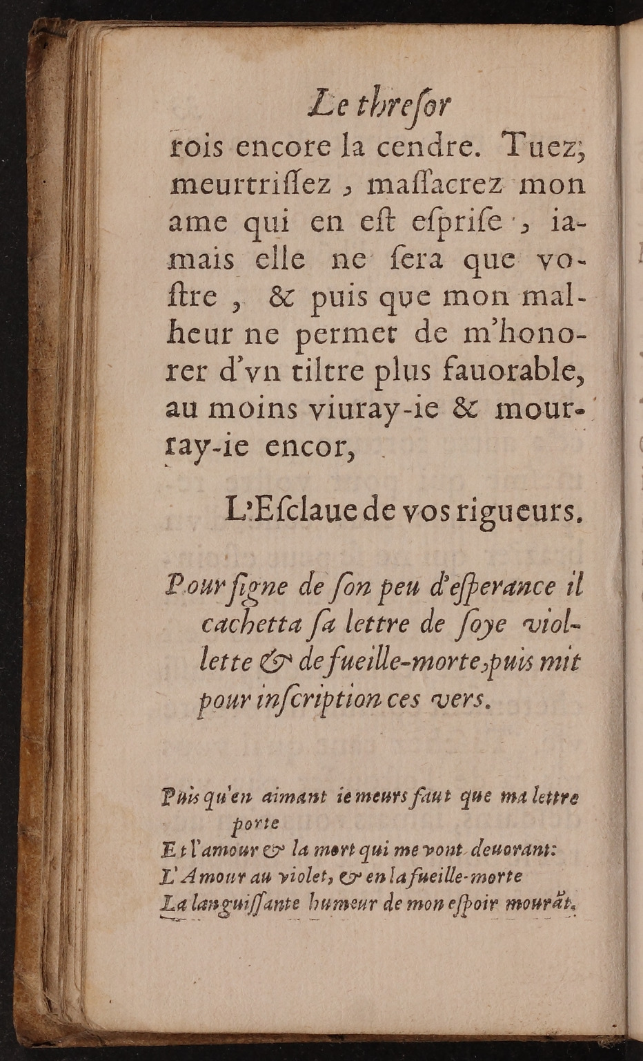 1597 - Matthieu Guillemot - Trésor d’amour - BnF Arsenal