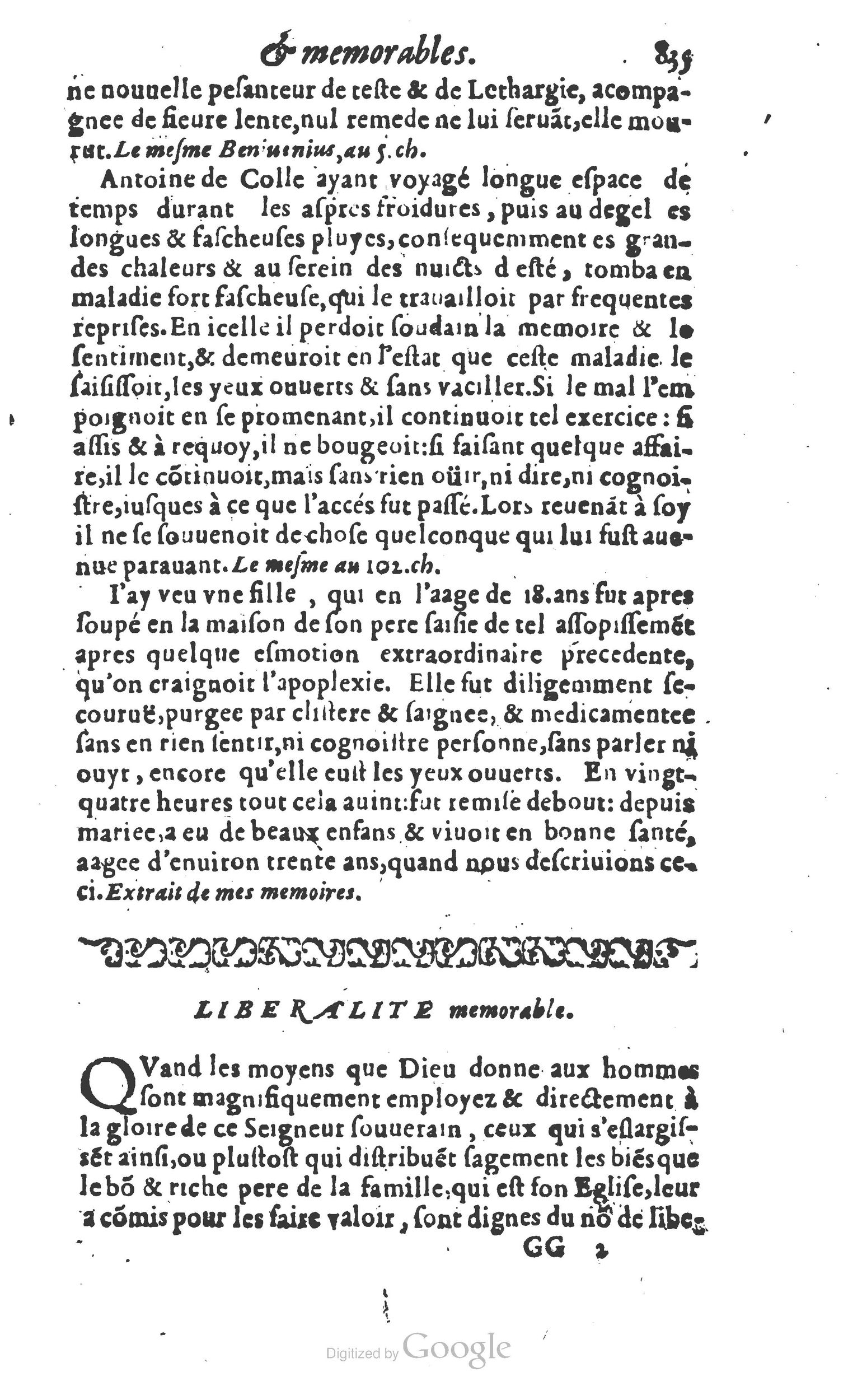 1610 - Paul Marceau - Trésor d’histoires admirables et mémorables - Princeton