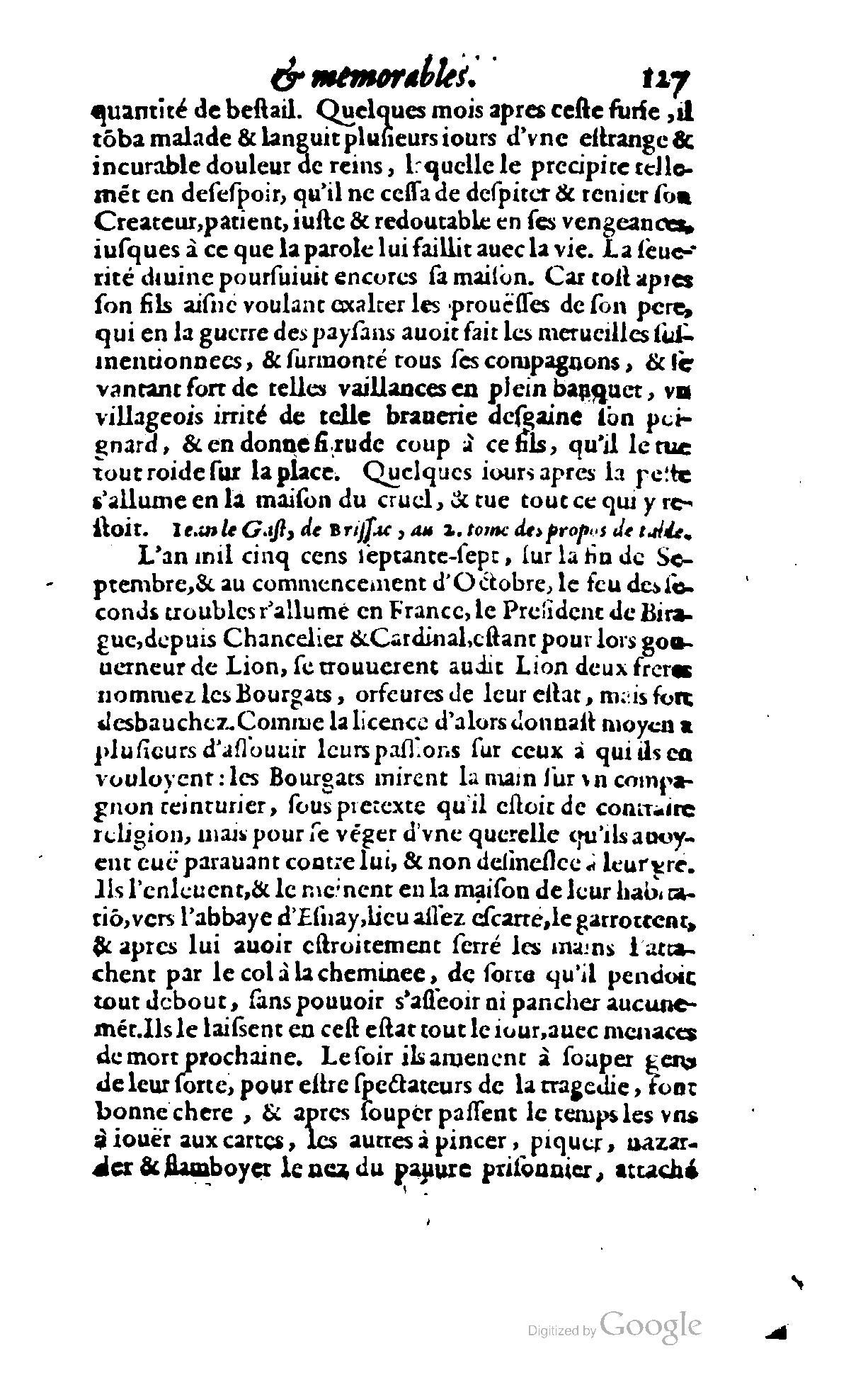 1620 - Samuel Crespin - Trésor d’histoires admirables et mémorables - BCU Lausanne