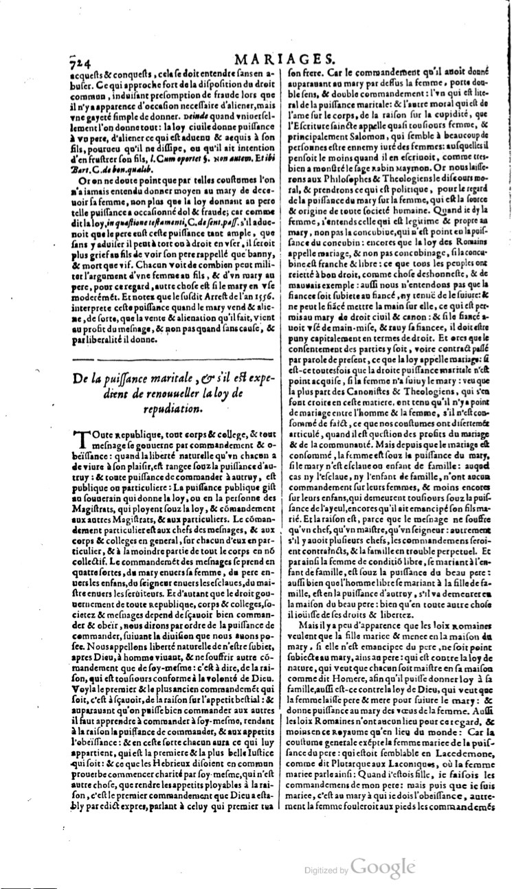 1629 - Veuve Nicolas Buon - Trésor du droit français (21754 T. 2) - BM Lyon
