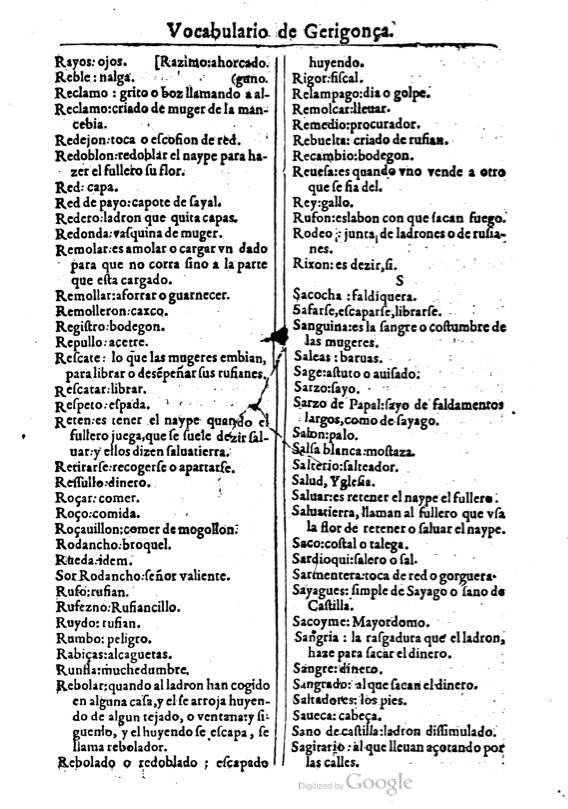1616 - Veuve Marc Orry - Trésor des deux langues espagnole et française (Première et Seconde parties) - BM Lyon