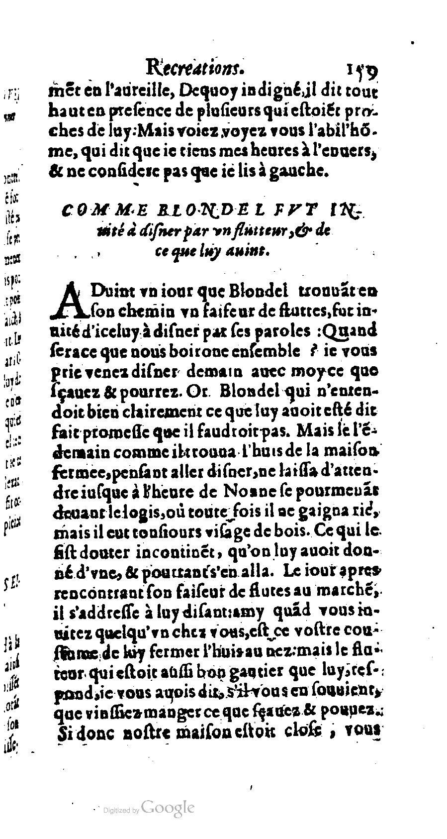 1611 - Romain de Beauvais - Trésor des récréations - BM Lyon