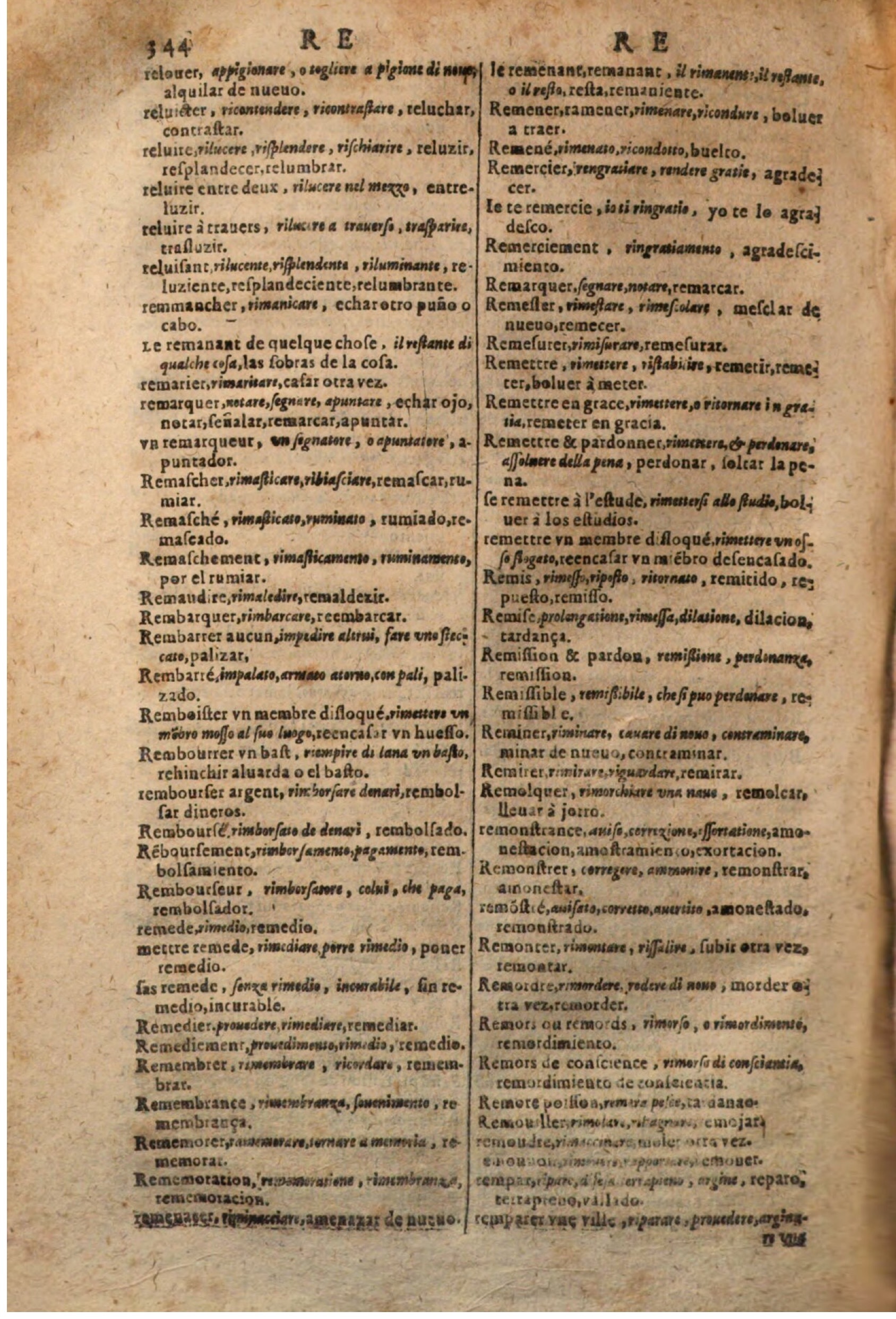 1637 - Jacques Crespin - Trésor des trois langues (Trois parties) - BSB Munich 1637 - Jacques Crespin - Trésor des trois langues (Trois parties) - BSB Munich