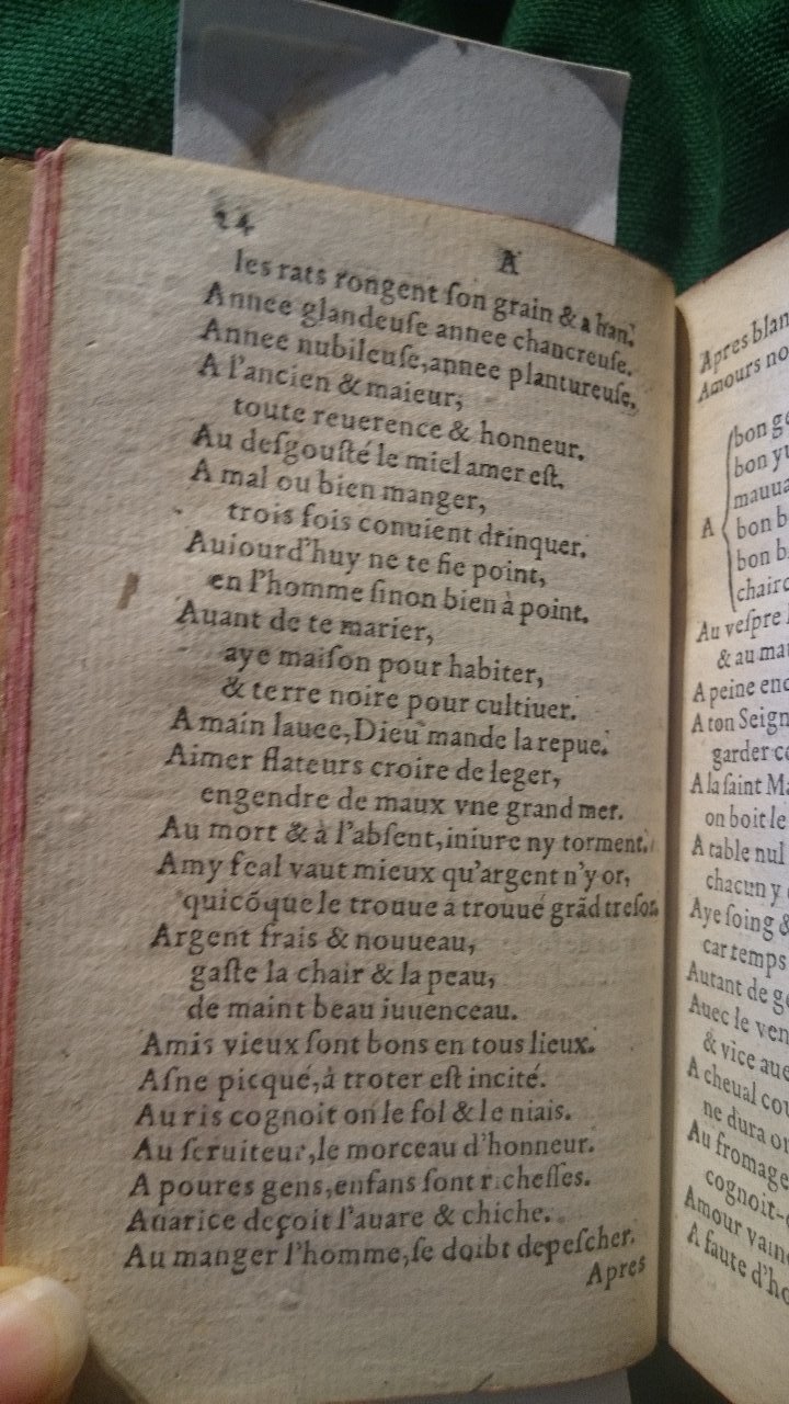 1579 - Nicolas Lescuyer - Trésor des sentences dorées - BnF