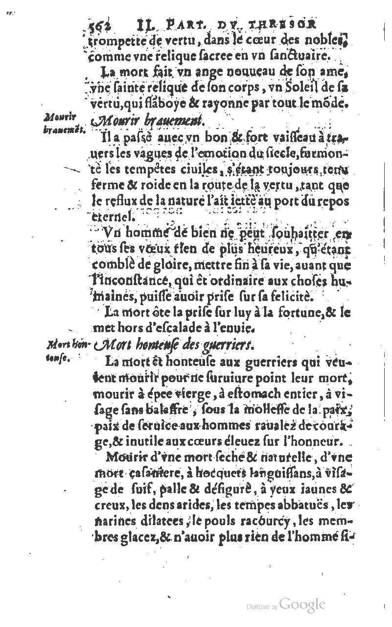 1610 - Louis Coste - Trésor de l’éloquence française (Seconde partie) - BM Lyon