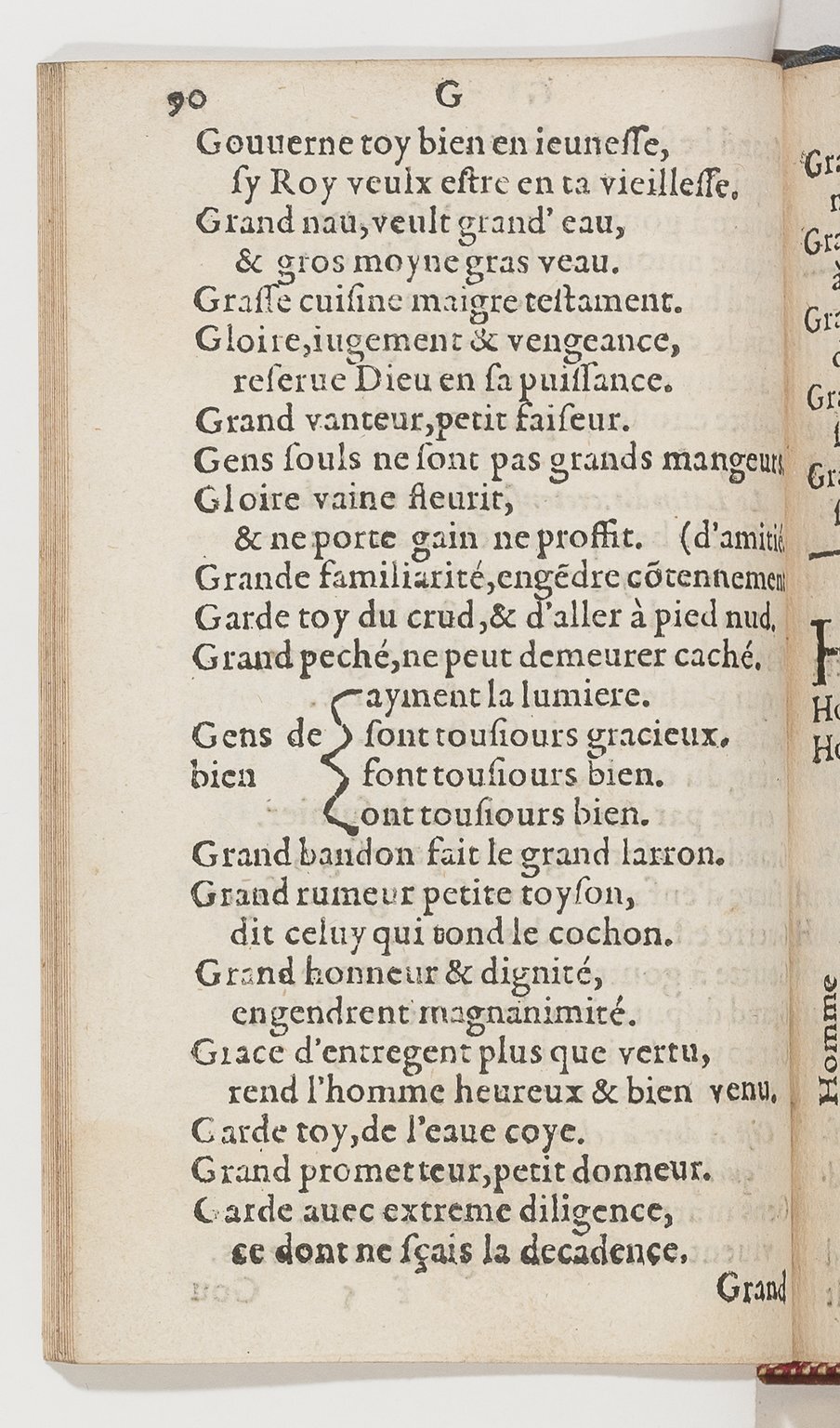 1577 - Jean d’Ogerolles - Trésor de sentences dorées - BnF Arsenal
