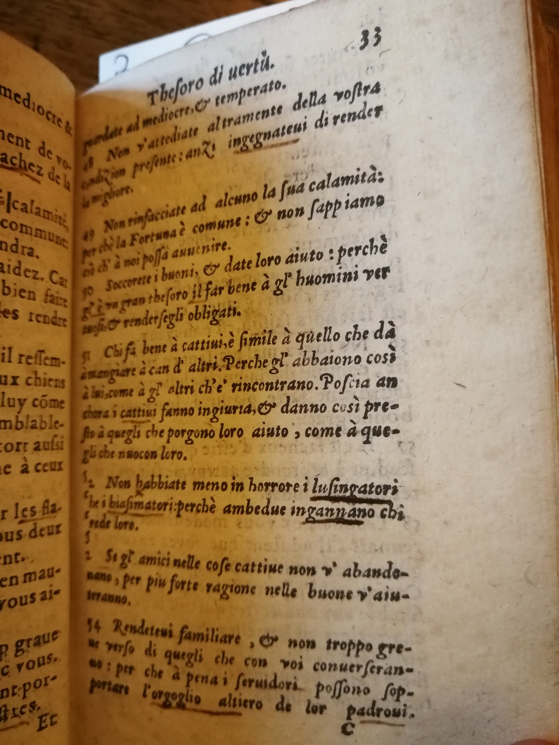 1576 - Benoît Rigaud - Trésor de vertu - BNC Florence