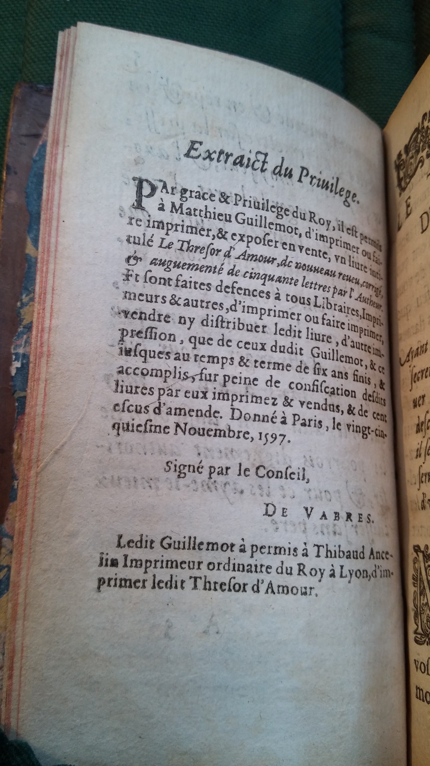 1606 - Thibaud Ancelin - Trésor d’amour - BnF Arsenal