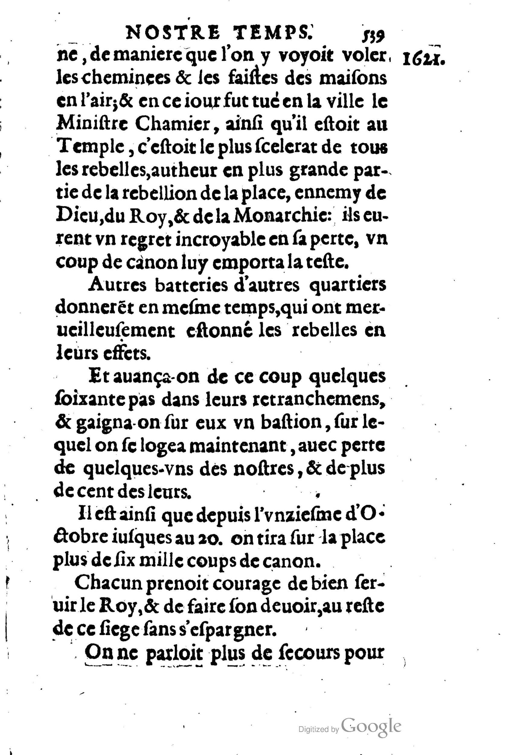 1623 - Joseph Bouillerot - Trésor de l’histoire générale de notre temps - BM Lyon