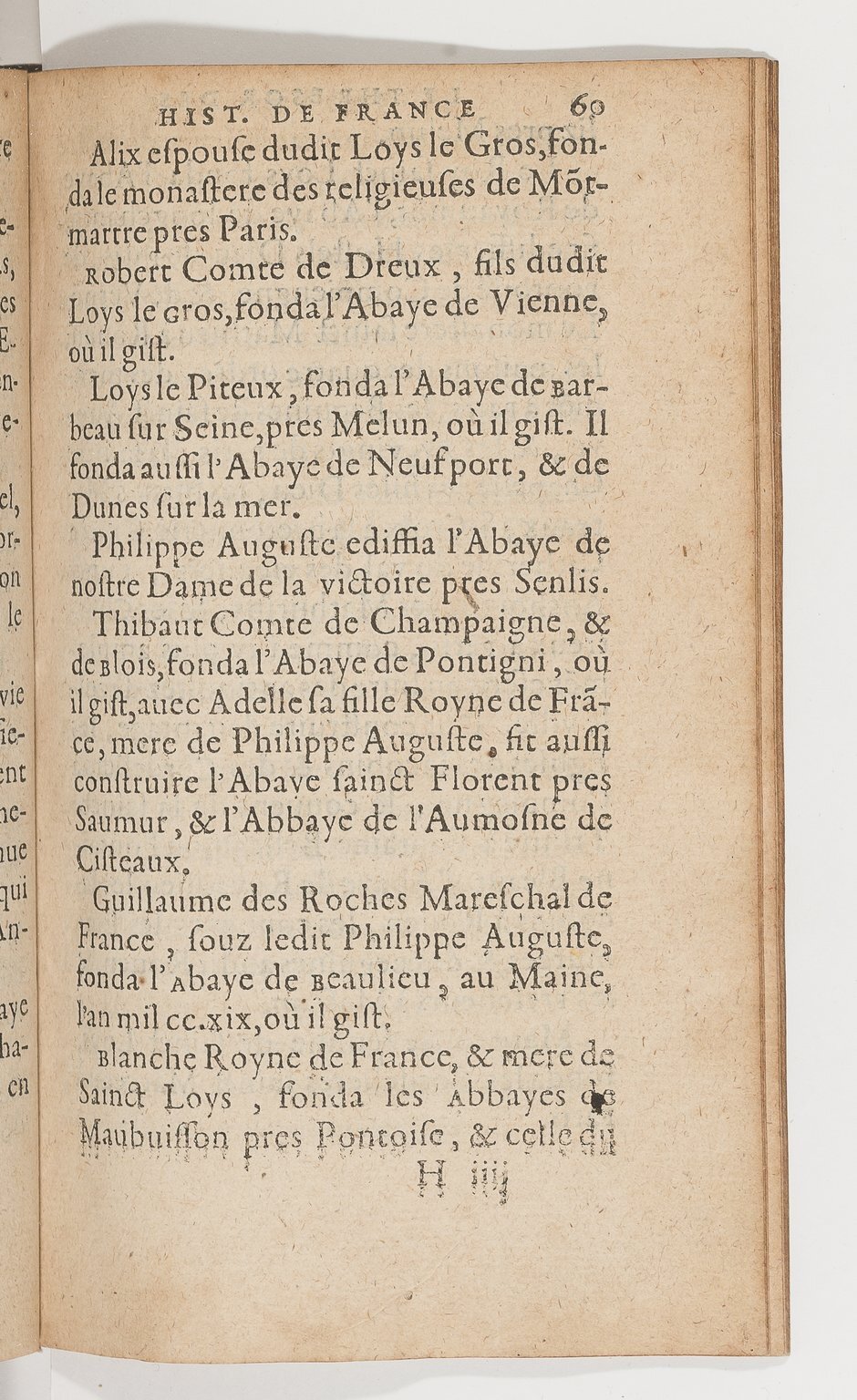 1583 - Galiot Corrozet - Trésor des histoires de France - BnF