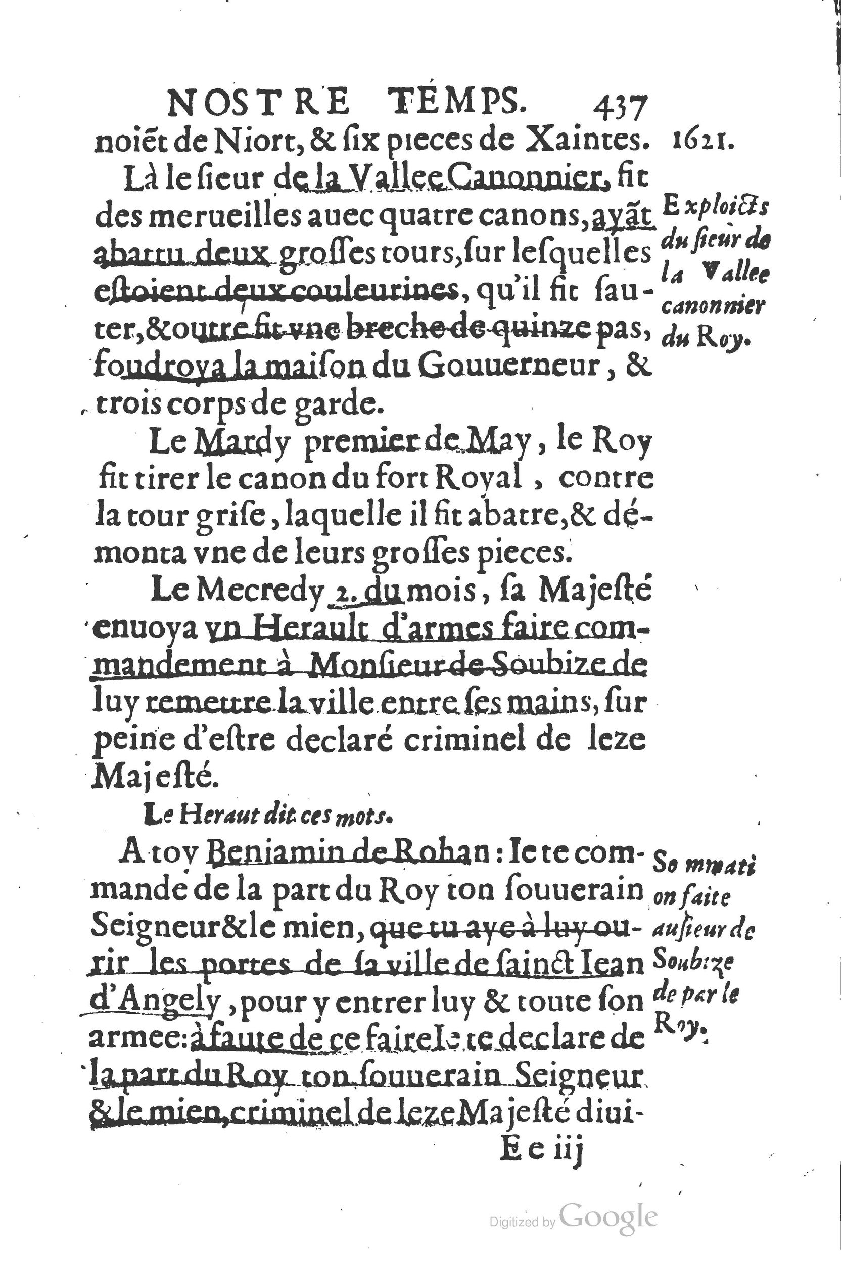 1626 - Joseph Bouillerot - Trésor de l’histoire générale de notre temps - BSB Munich