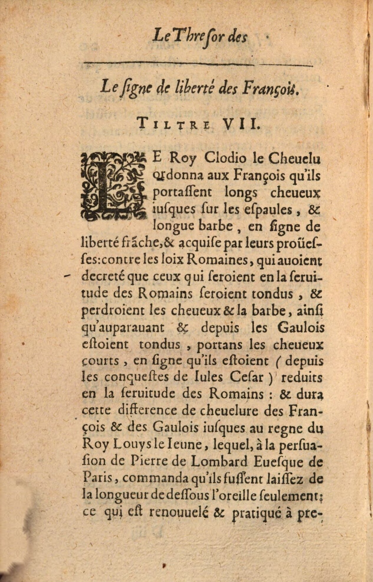 1639 - Jean Corrozet - Trésor des histoires de France - BSB Munich 1639 - Jean Corrozet - Trésor des histoires de France - BSB Munich