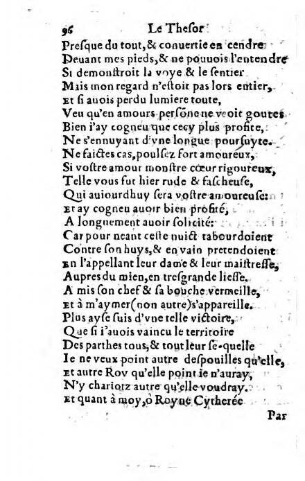 1556c. - Étienne Denise - Trésor des joyeuses inventions du parangon de poésies - ÖNB Vienne