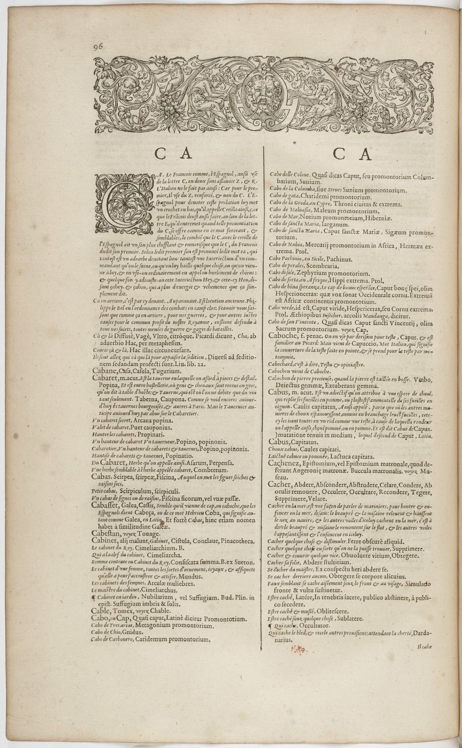 1606 - David Douceur - Trésor de la langue française - BnF