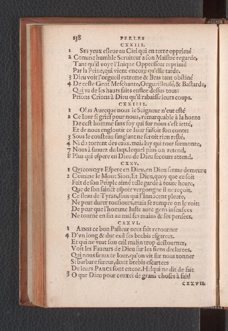 1577 - Jean de Laon - Trésor des 150 psaumes de David - Genève