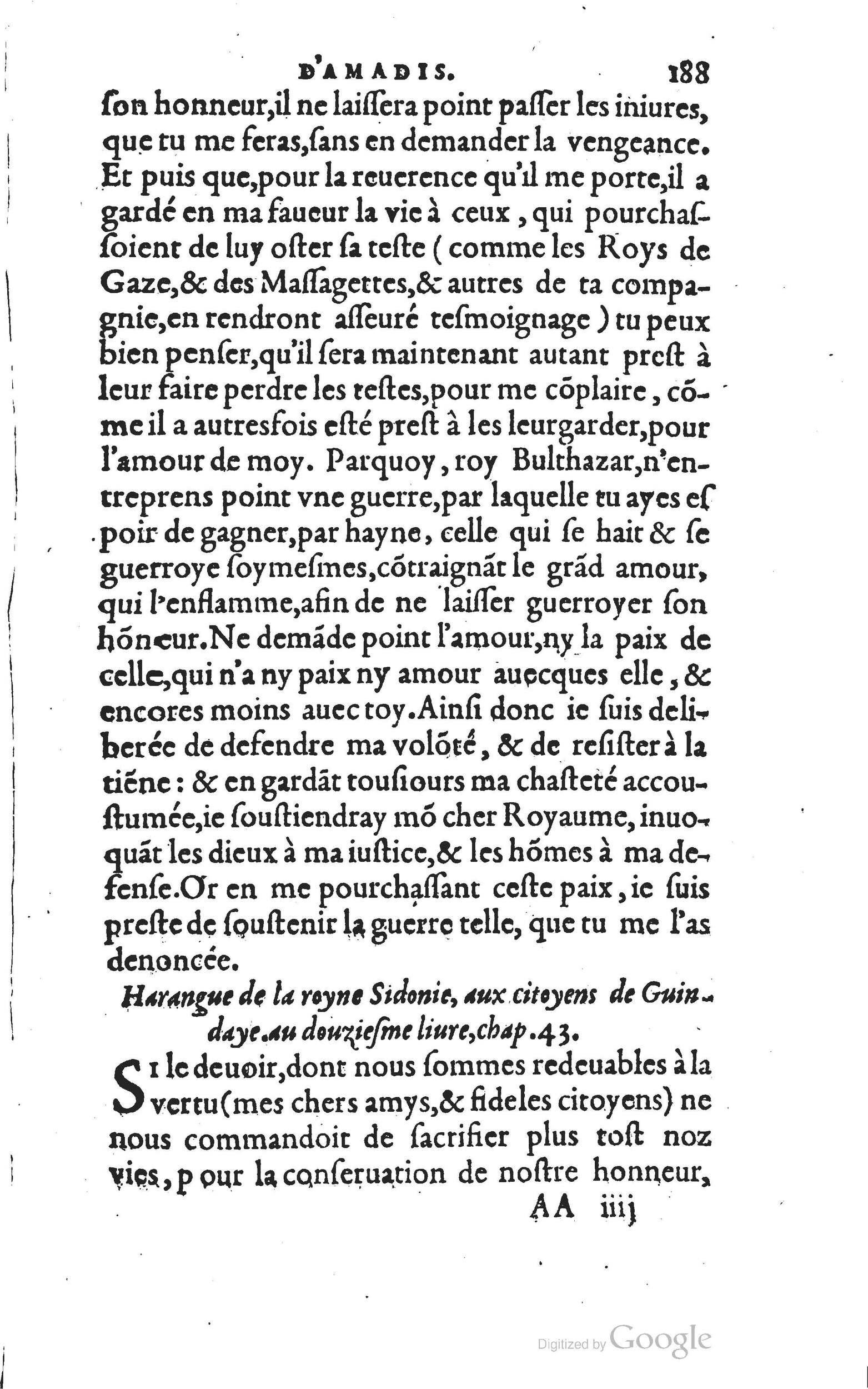 1560 - Vincent Sertenas et Gilles Robinot - Trésor des Amadis - British Library