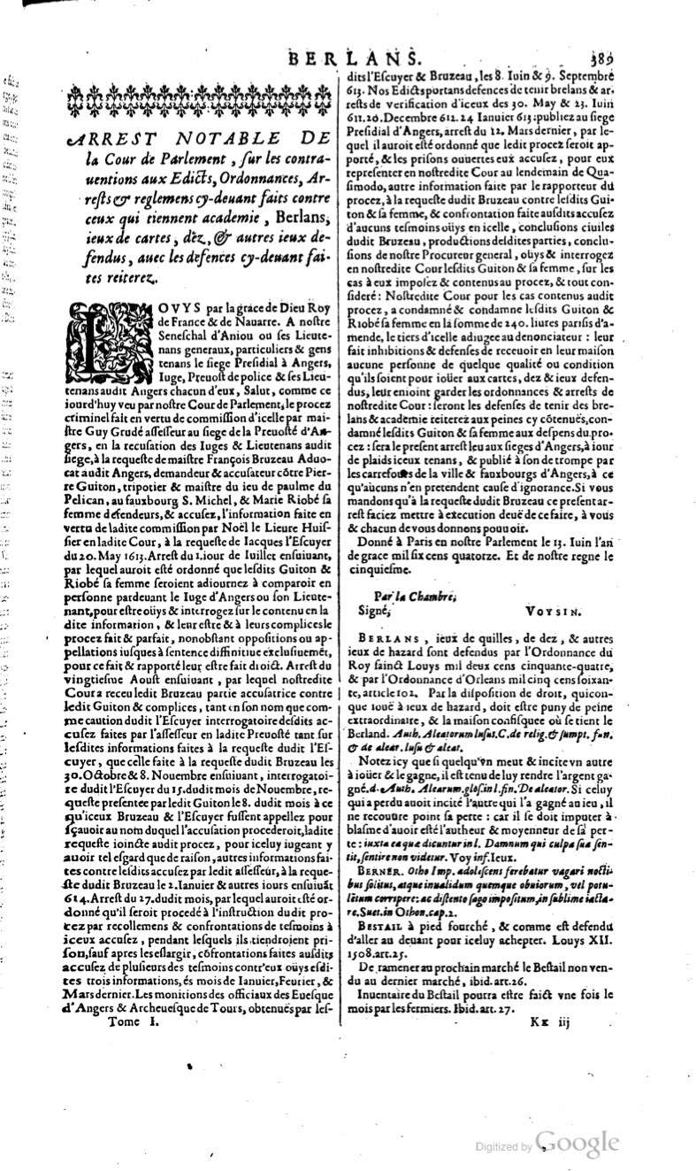 1629 - Veuve Nicolas Buon - Trésor du droit français (29620 T. 1) - BM Lyon 1629 - Veuve Nicolas Buon - Trésor du droit français (29620 T. 1) - BM Lyon