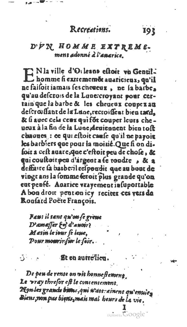 1611 - Jean Osmont - Trésor des récréations - BSB Munich