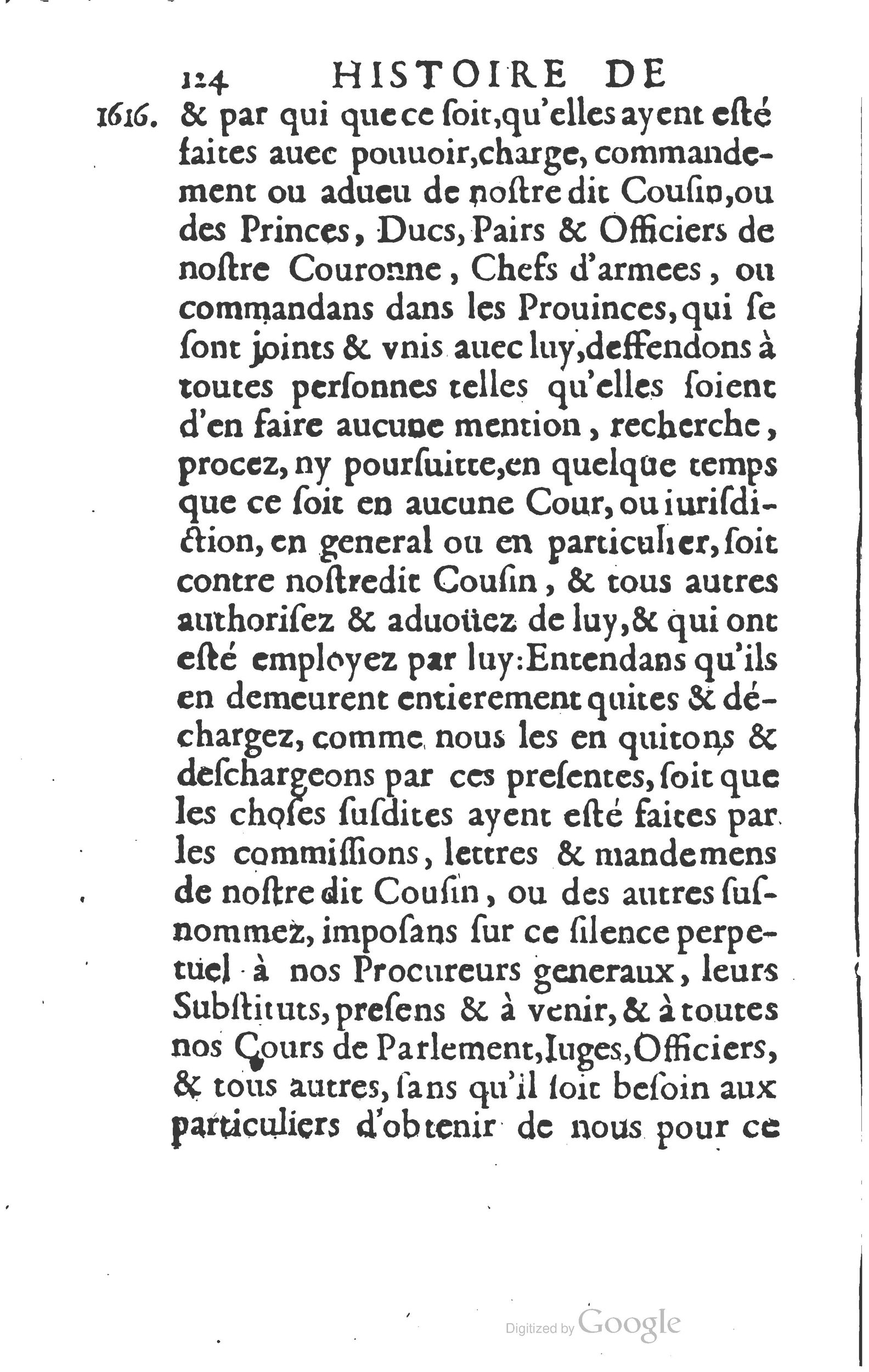 1624 - Joseph Bouillerot - Trésor de l’histoire générale de notre temps - BM Lyon