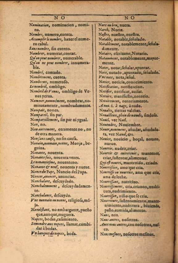 1607 - Marc Orry - Trésor des deux langues espagnole et française (Première et Seconde parties) - ÖNB Wien