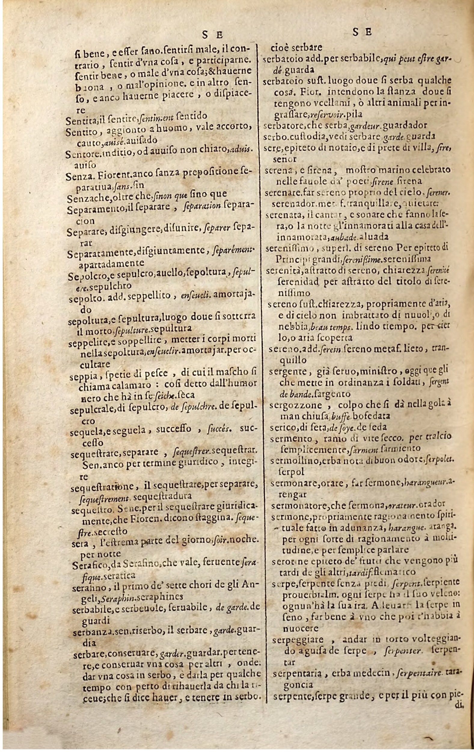 1627 - Jacques Crespin - Trésor des trois langues (Troisième partie) - Regensburg