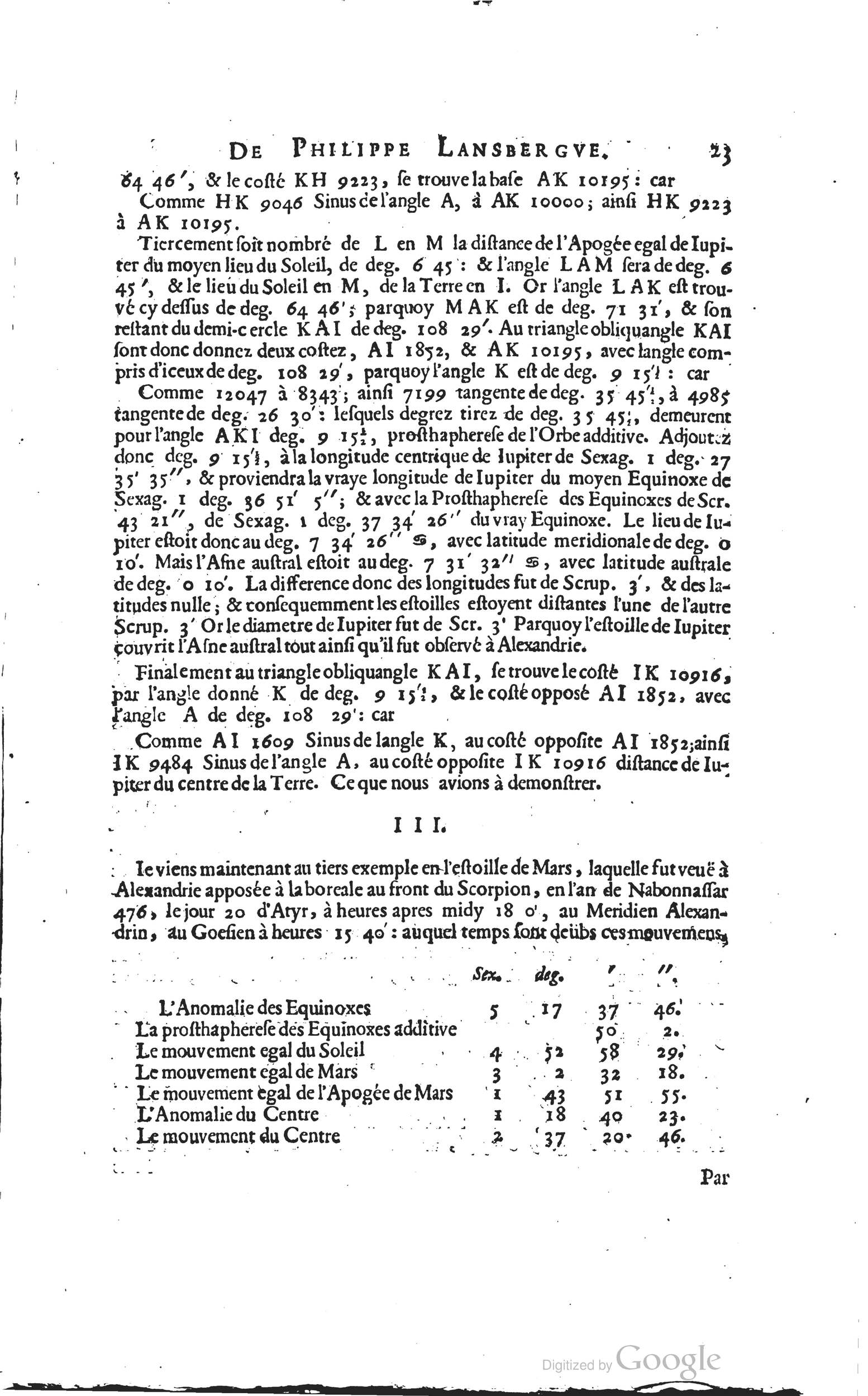 1634 - Zacharie Roman - Les Tables perpétuelles - Universiteit Leiden