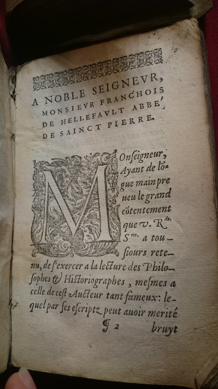1568 - Willem Silvius - Trésor des vies de Plutarque - BnF