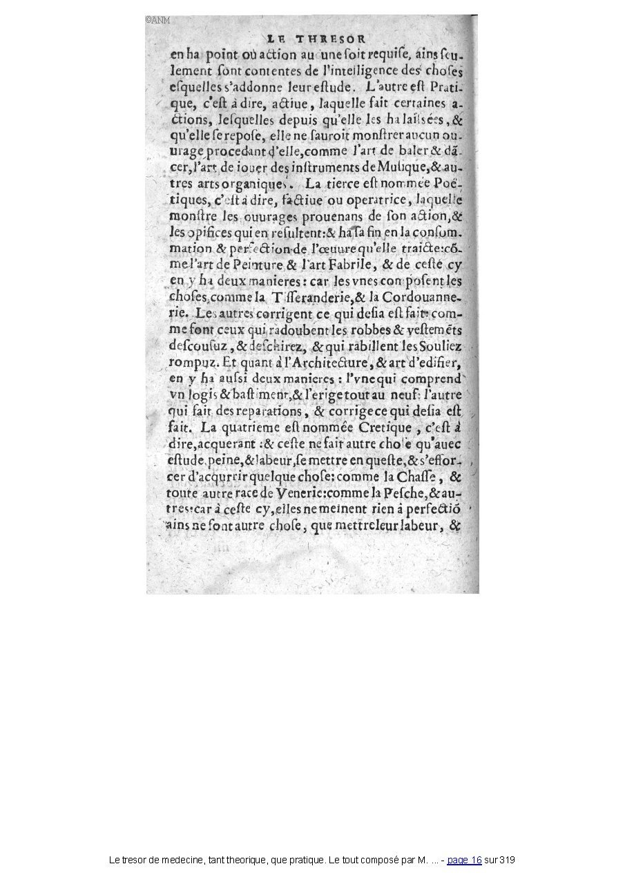 1560 - Pierre et Jan Moine - Trésor de médecine - Université Paris Cité