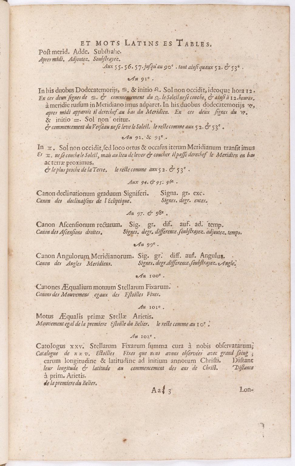 1634 - Zacharie Roman - Les Tables perpétuelles - BnF Arsenal