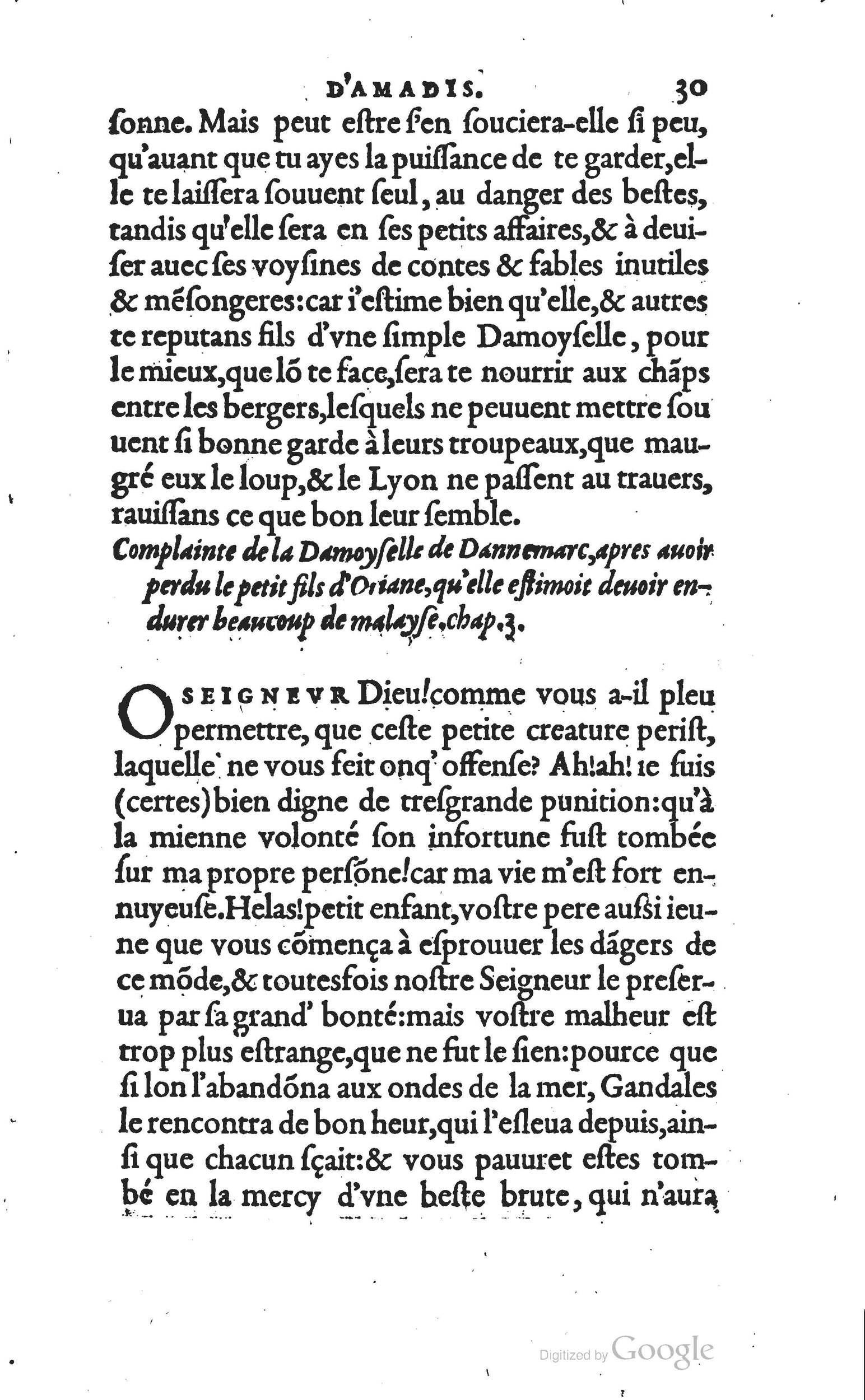 1560 - Vincent Sertenas et Gilles Robinot - Trésor des Amadis - British Library