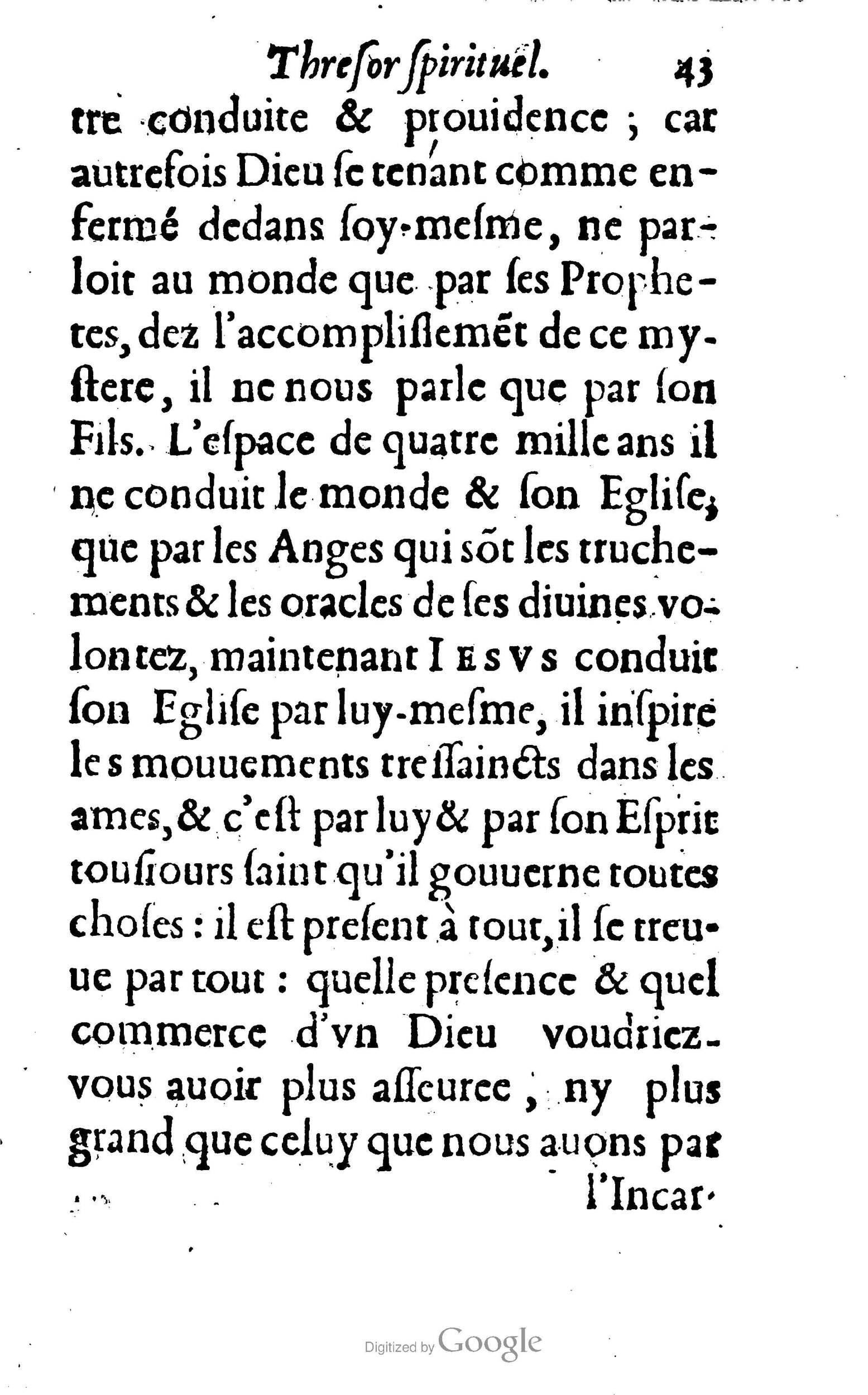 1633 - François Waudré - Trésor spirituel contenant les excellences du christianisme - BM Lyon