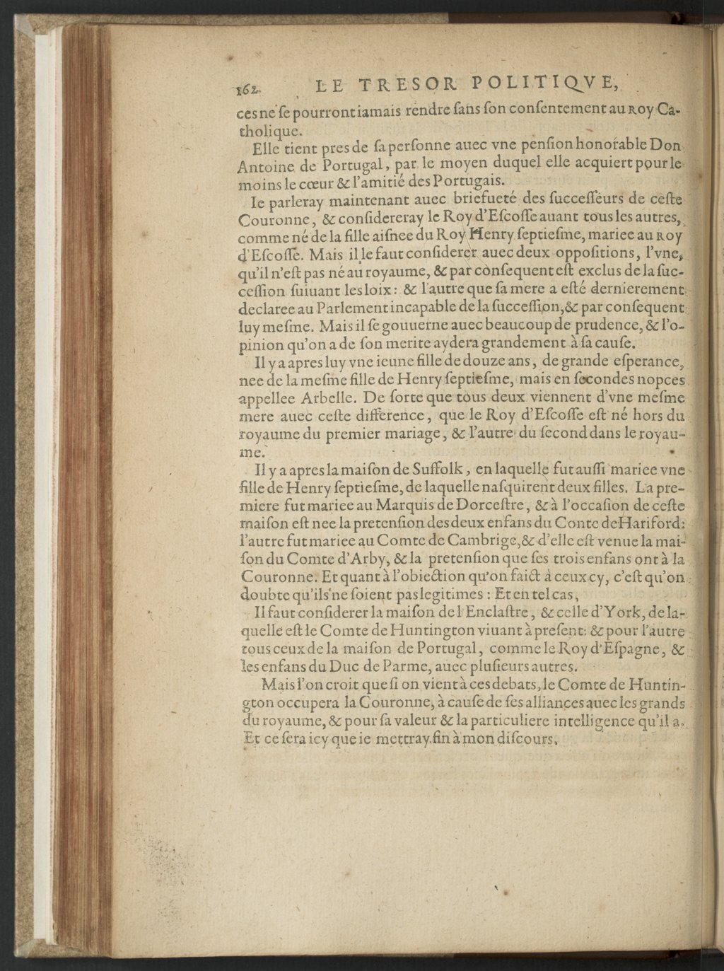 1608 - Nicolas Du Fossé - Trésor politique - BnF Tolbiac
