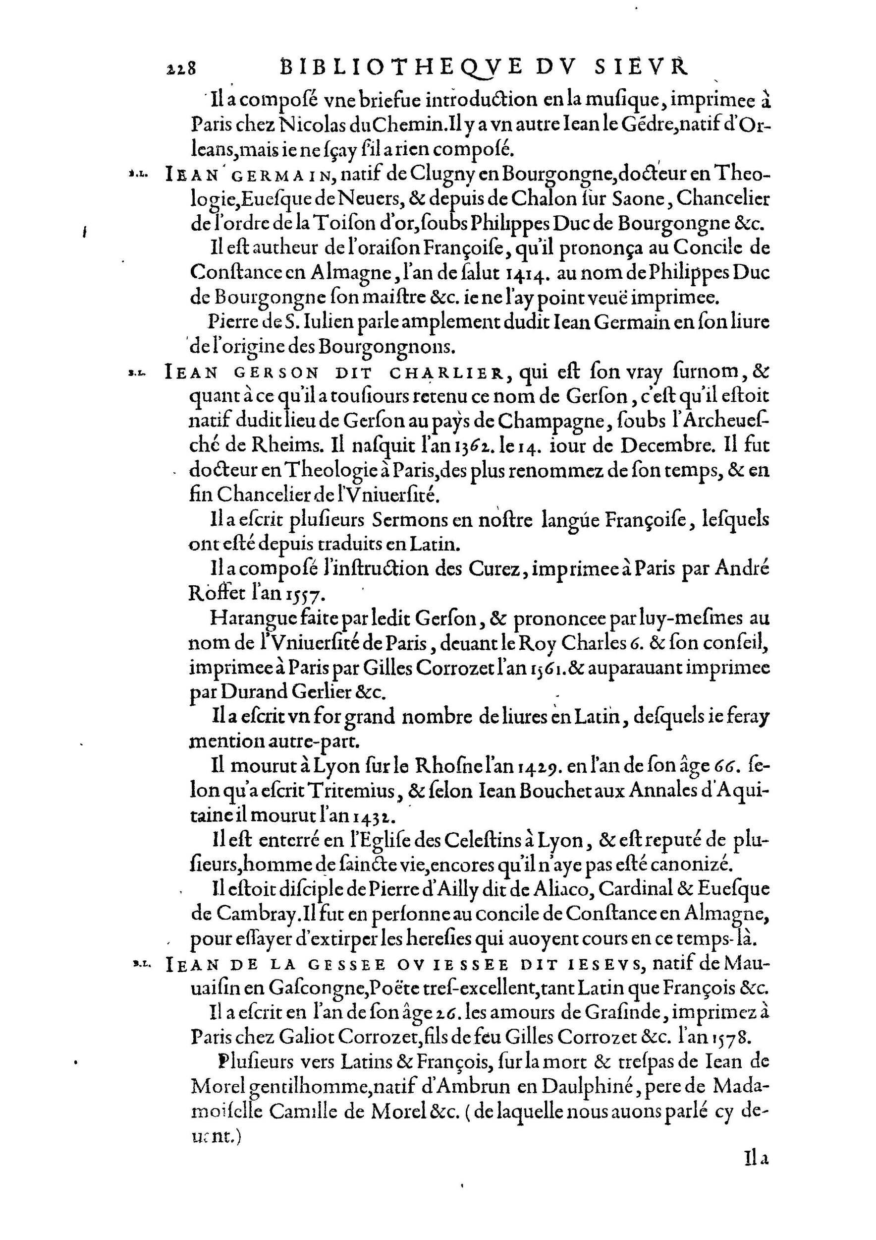 1584 - Abel L&#039;Angelier - Bibliothèques françaises - BnF