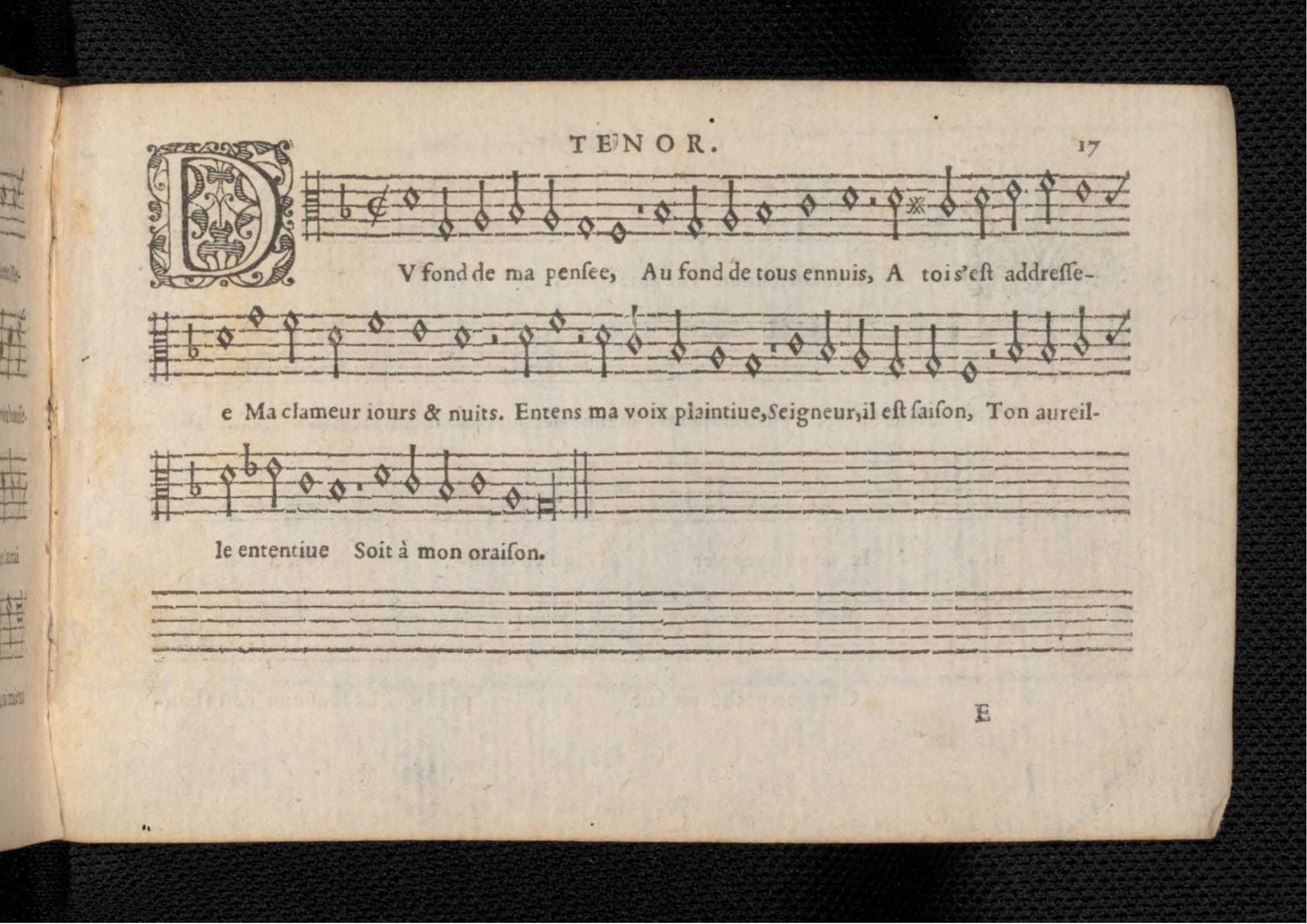 1576 - [Pierre de Saint-André] - Trésor de musique d’Orlande de Lassus Tenor - KBR Bruxelles