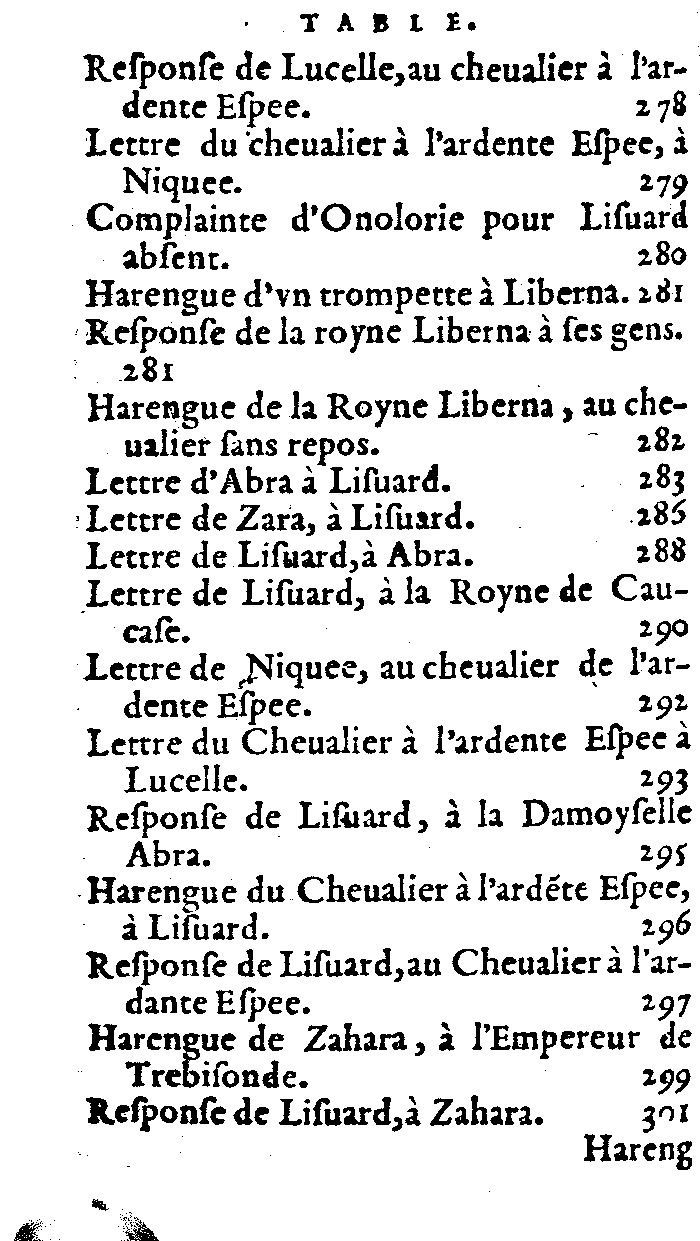 1562 - Jean d’Ogerolles et Gabriel Cotier - Trésor des Amadis - Lucerne
