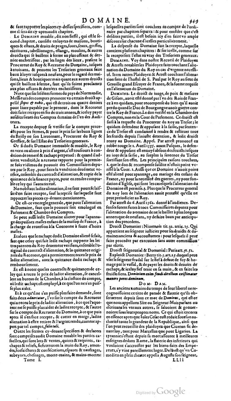 1629 - Veuve Nicolas Buon - Trésor du droit français (21754 T. 1) - BM Lyon