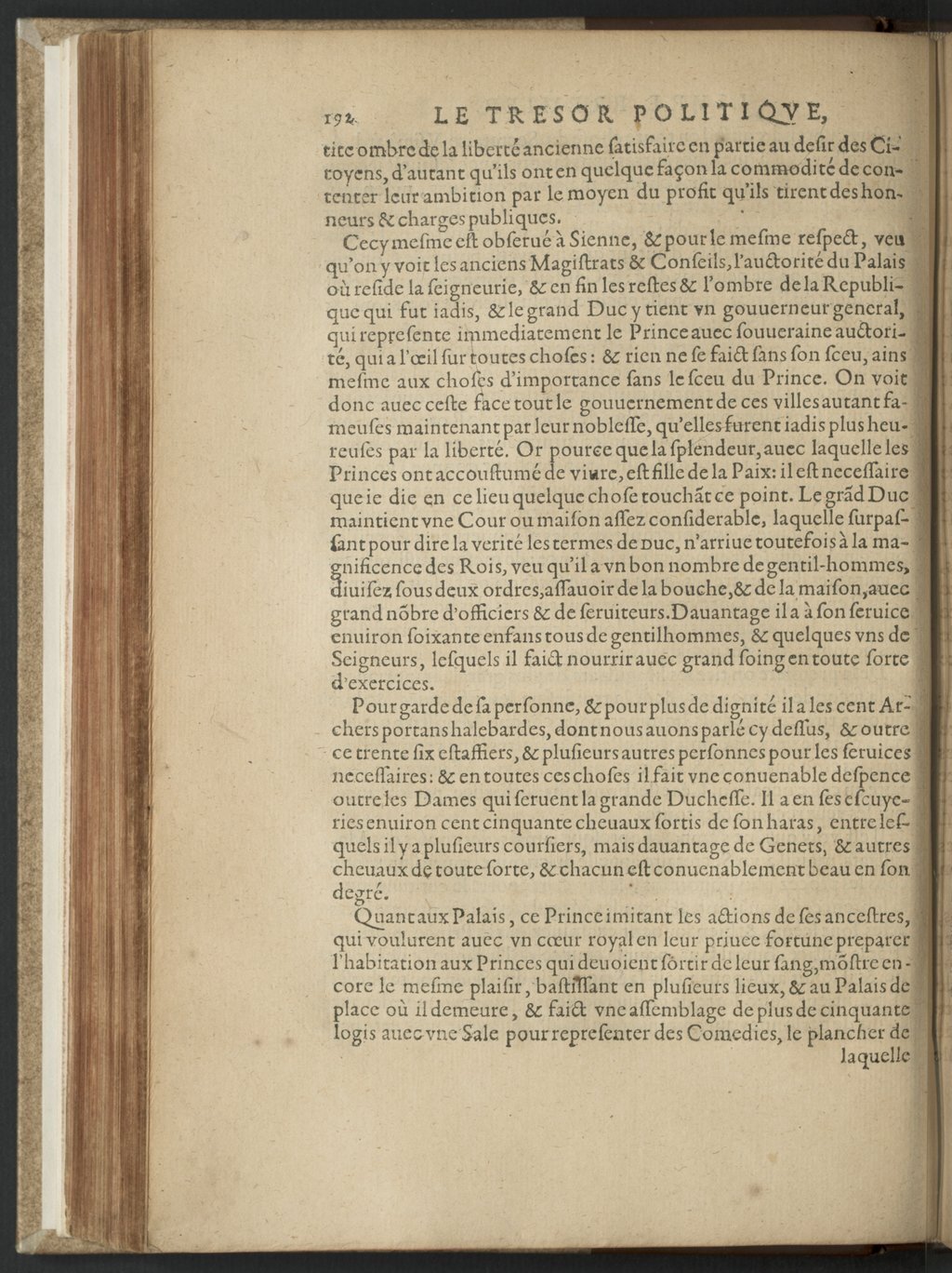 1608 - Nicolas Du Fossé - Trésor politique - BnF Tolbiac