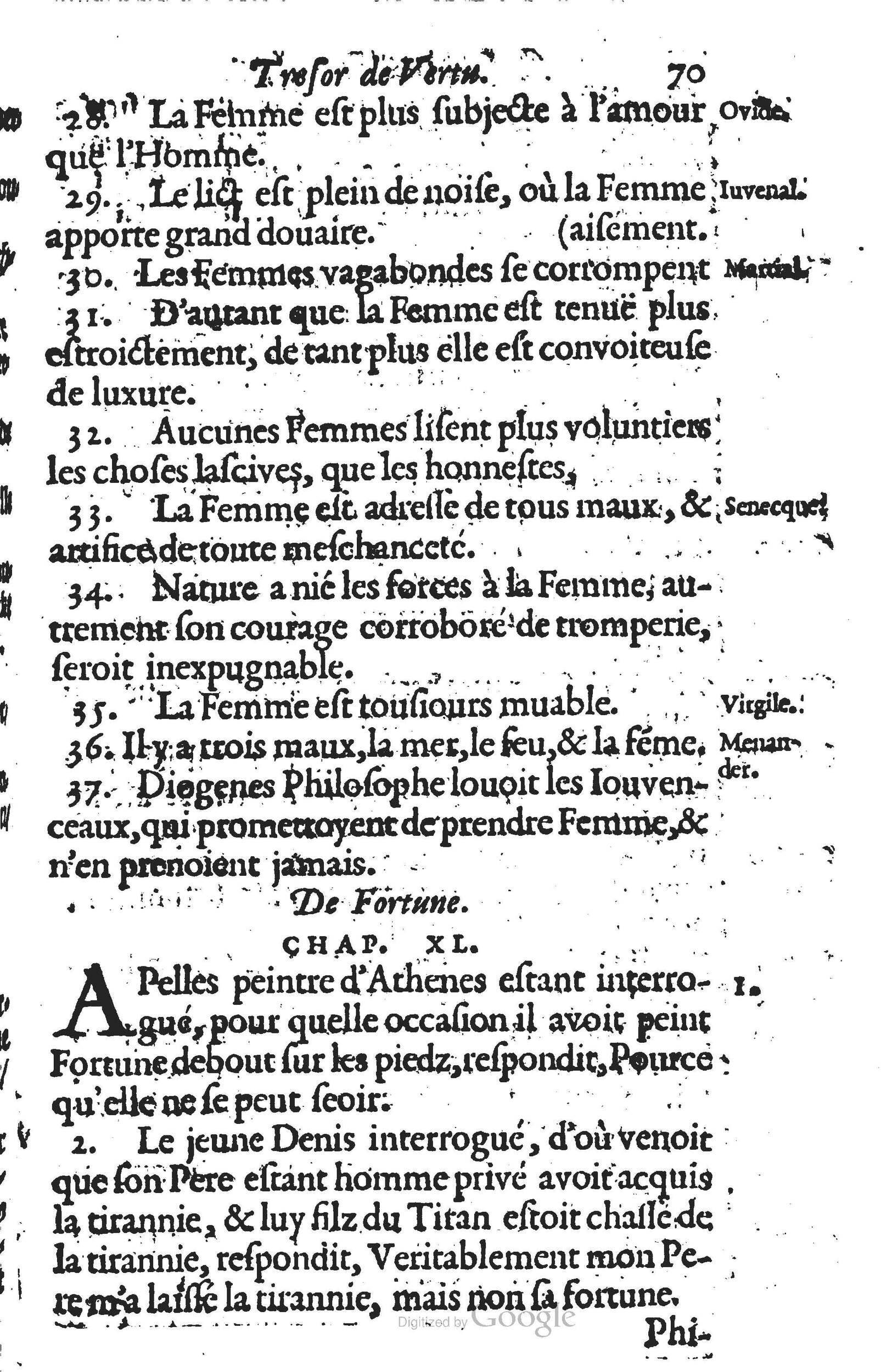 1594 - Cornelis Claesz - Trésor de vertu - BU Leiden 1594 - Cornelis Claesz - Trésor de vertu - BU Leiden