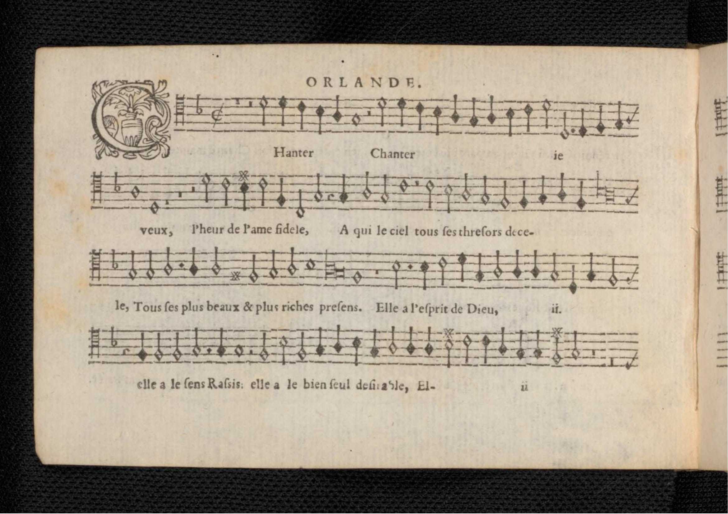 1576 - [Pierre de Saint-André] - Trésor de musique d’Orlande de Lassus Tenor - KBR Bruxelles