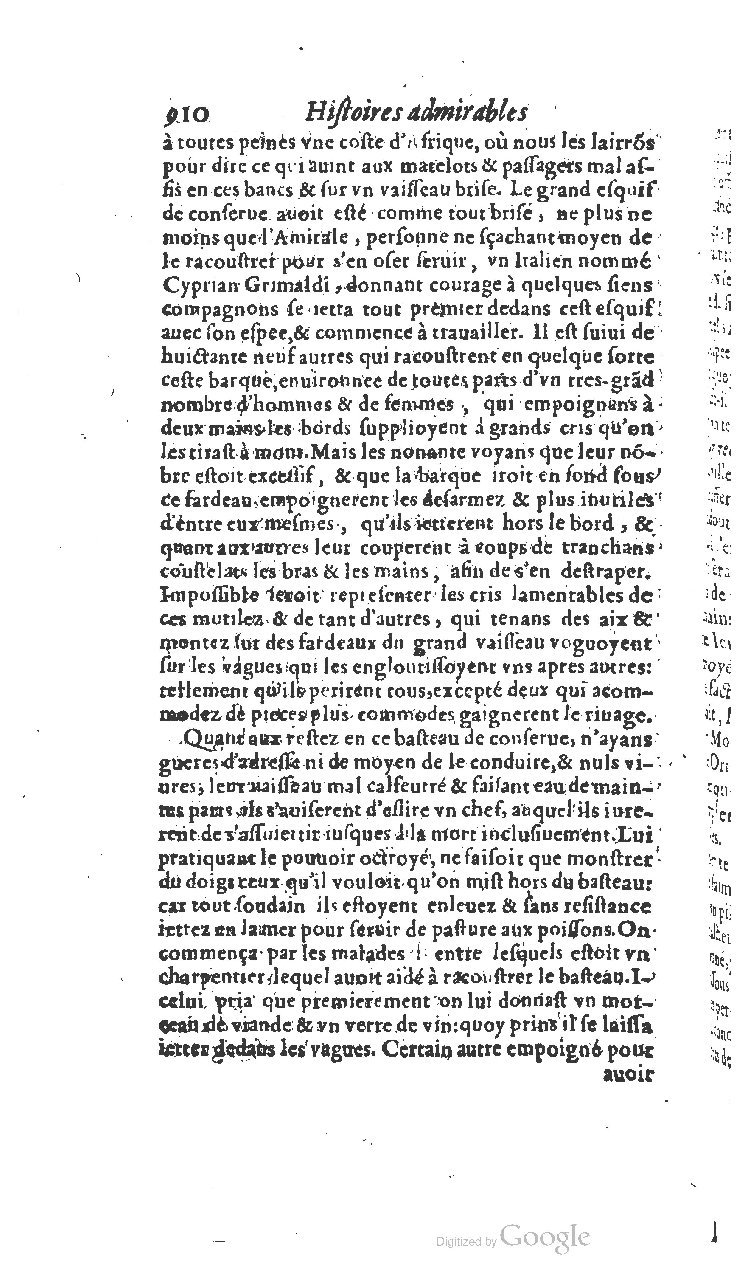 1610 - Paul Marceau - Trésor d’histoires admirables et mémorables - BSB Munich