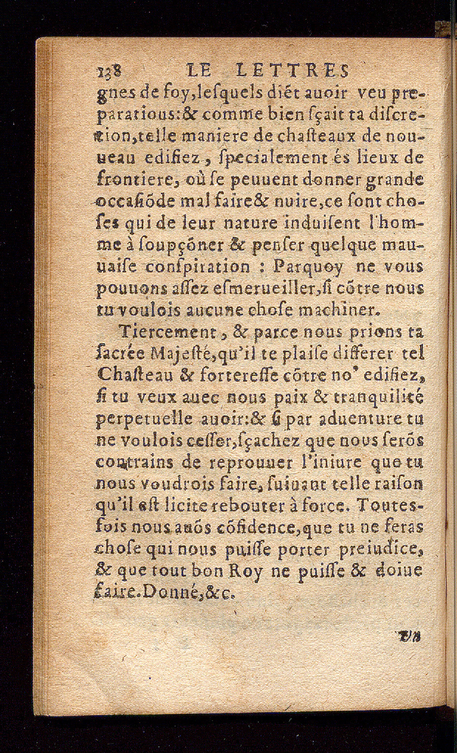 1614 - Barthélemy Vincent - Élite et Trésor des lettres missives - Bâle