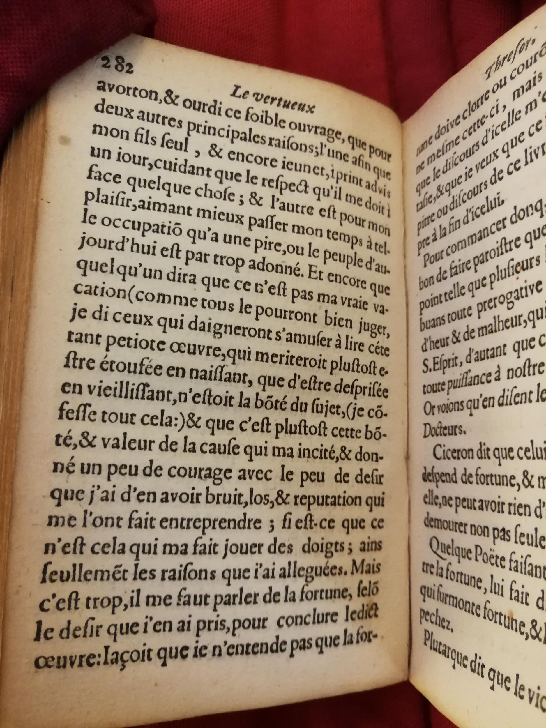 1599 - Thomas Portau - Vertueux trésor - Bibliothèque Sainte-Geneviève