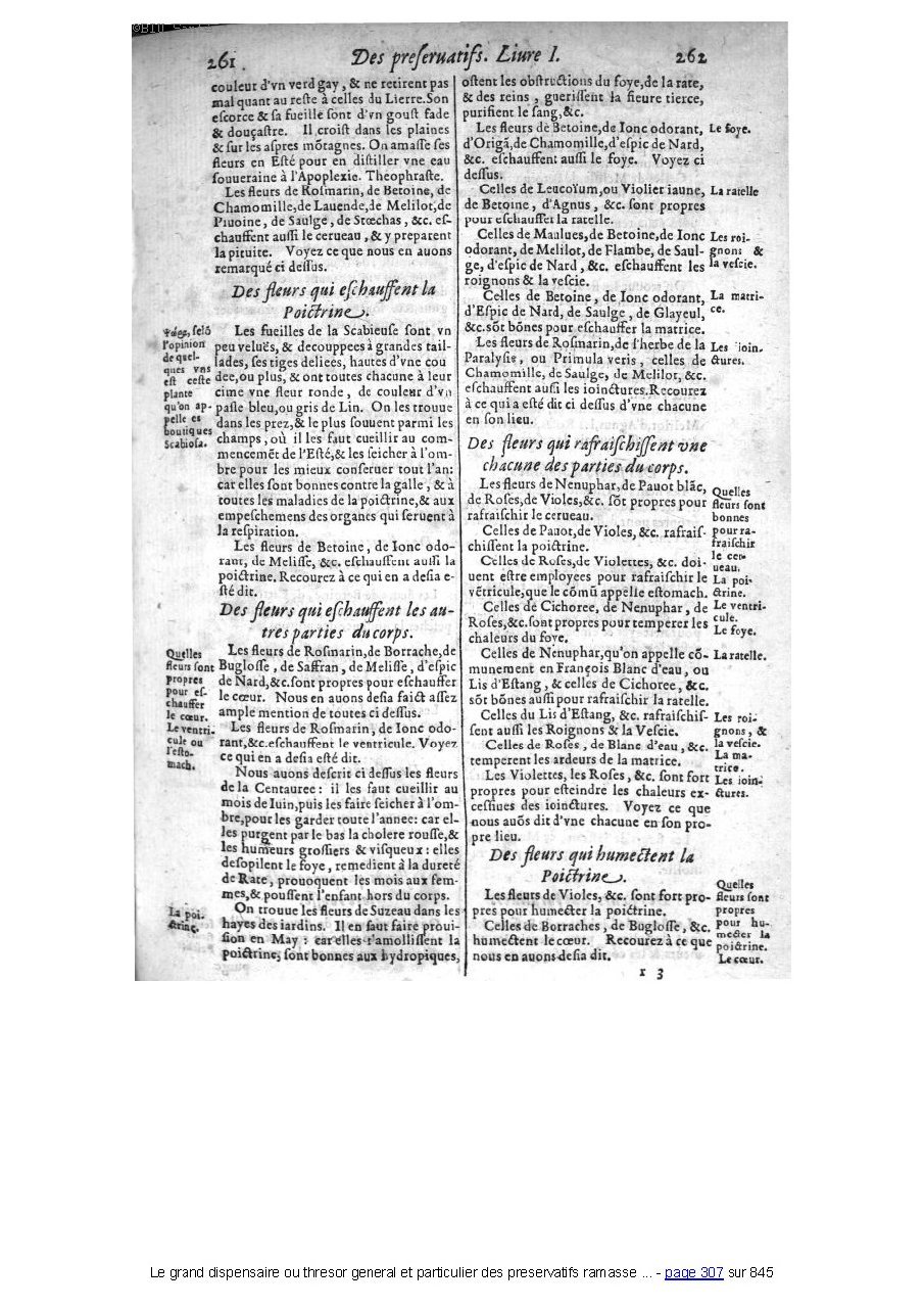 1609 - Étienne Gamonet - Grand dispensaire ou Trésor général et particulier des préservatifs - BIU Santé 1609 - Étienne Gamonet - Grand dispensaire ou Trésor général et particulier des préservatifs - BIU Santé