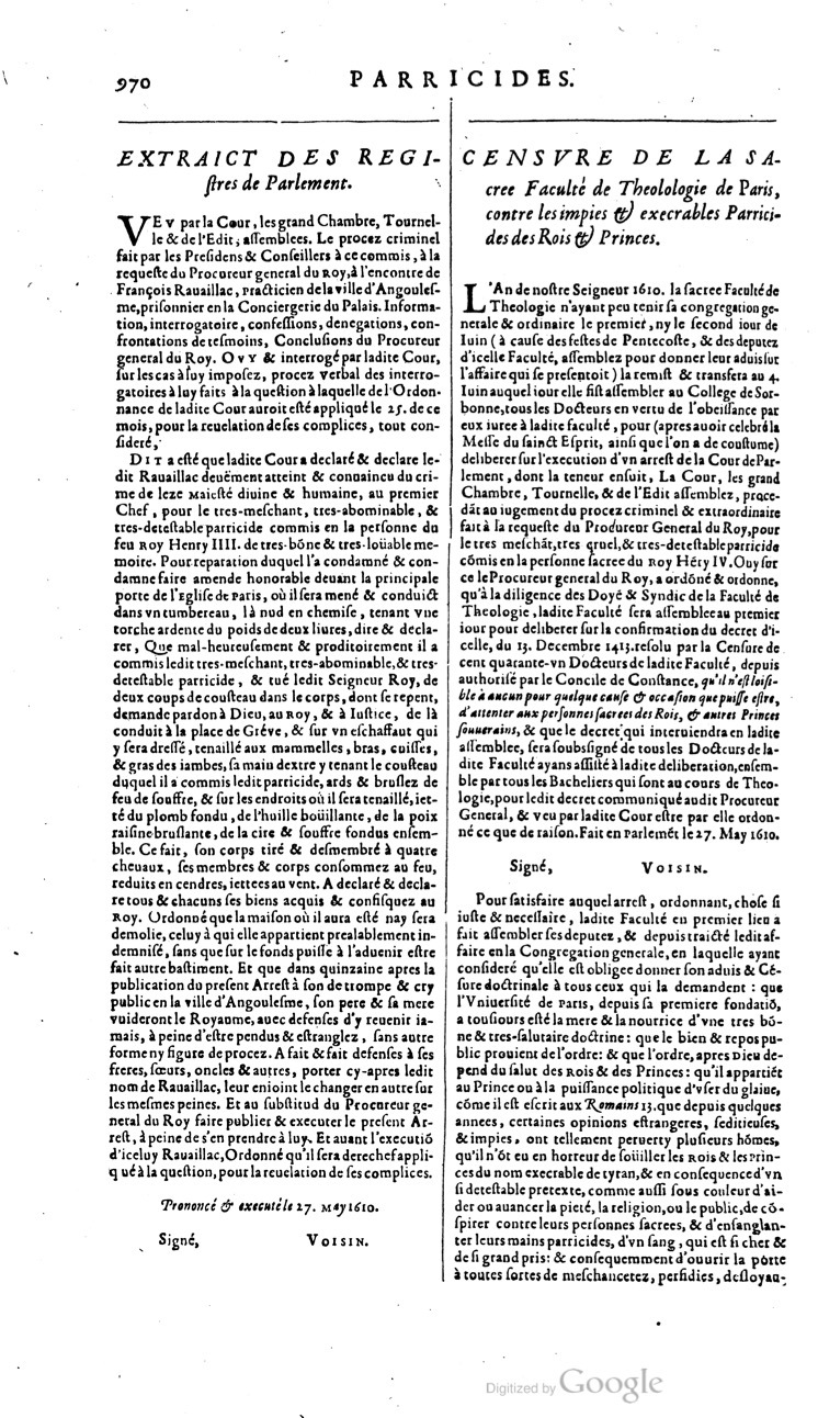 1629 - Veuve Nicolas Buon - Trésor du droit français (21754 T. 2) - BM Lyon