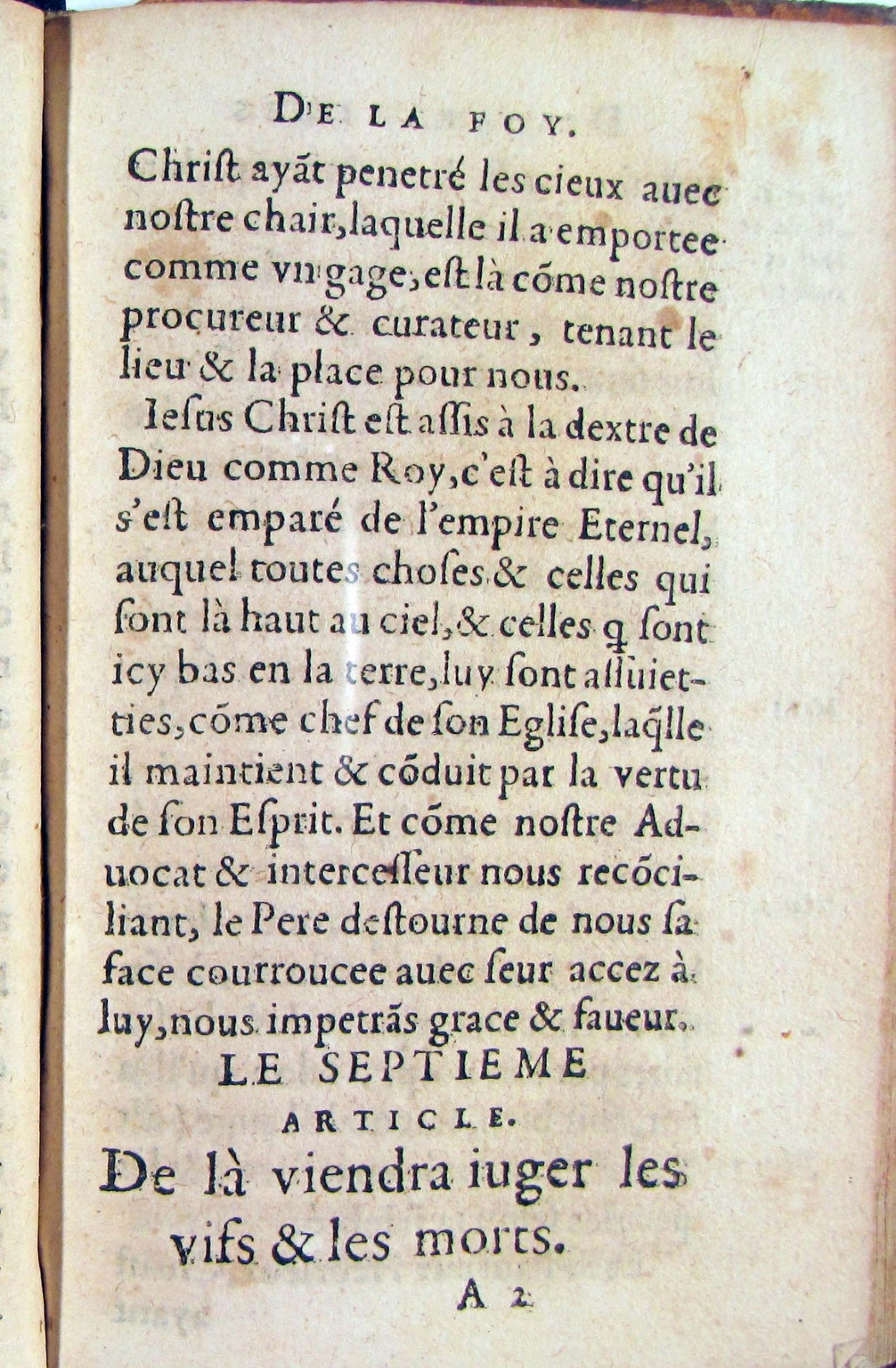 1572 - Antoine Certia - Trésor des prières, oraisons et instructions chrétiennes - Nîmes