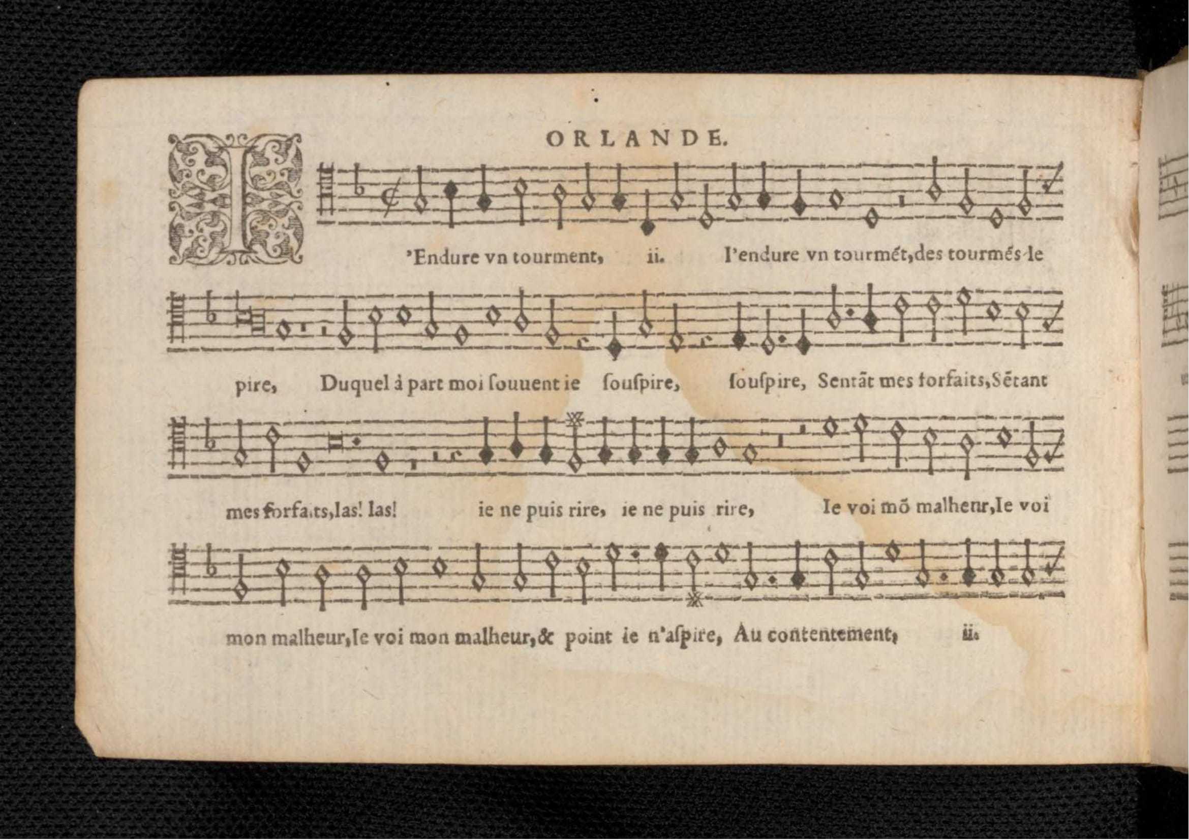 1576 - [Pierre de Saint-André] - Trésor de musique d’Orlande de Lassus Tenor - KBR Bruxelles